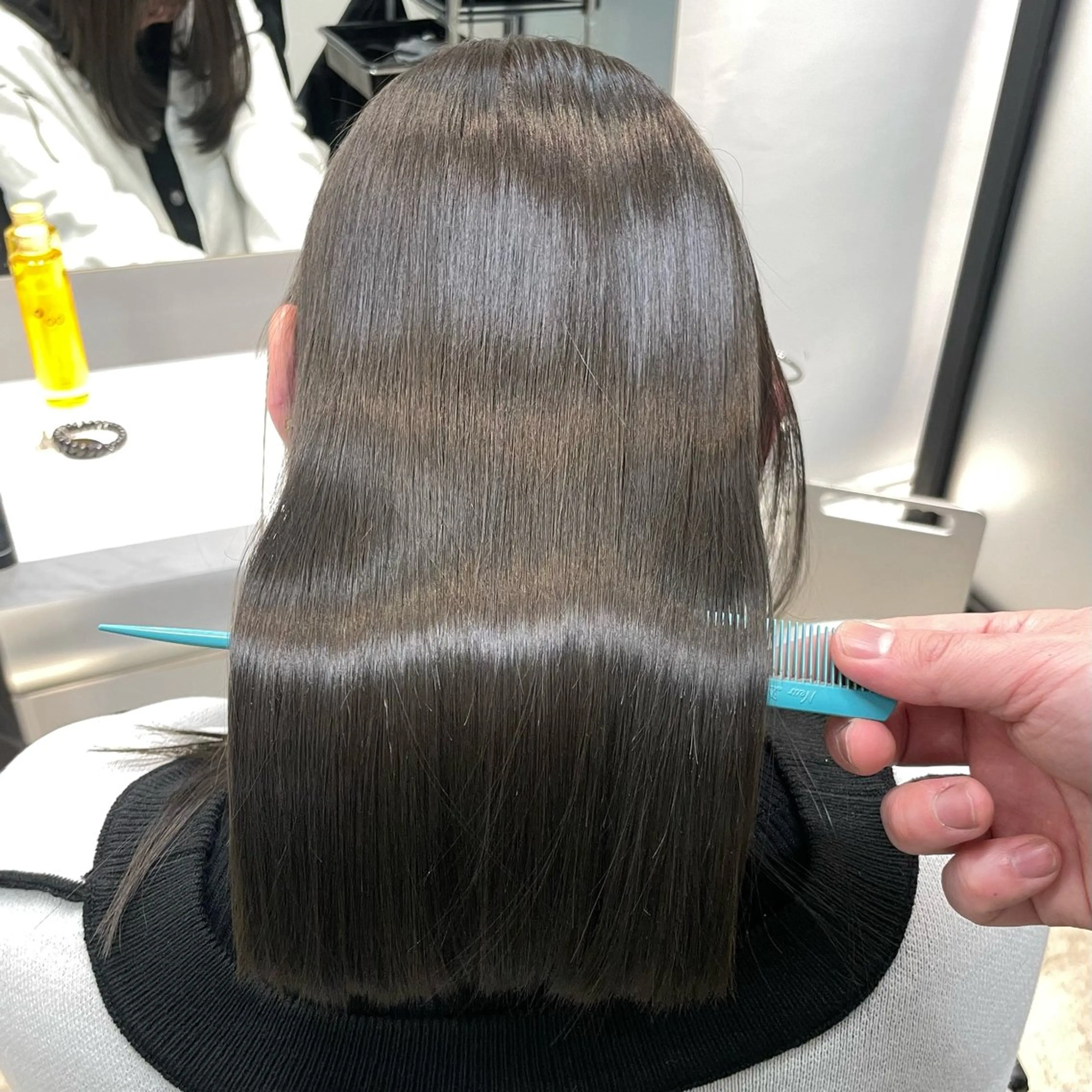 セミロング 山口滉斗/美髪 縮毛矯正/髪質改善のヘアスタイル