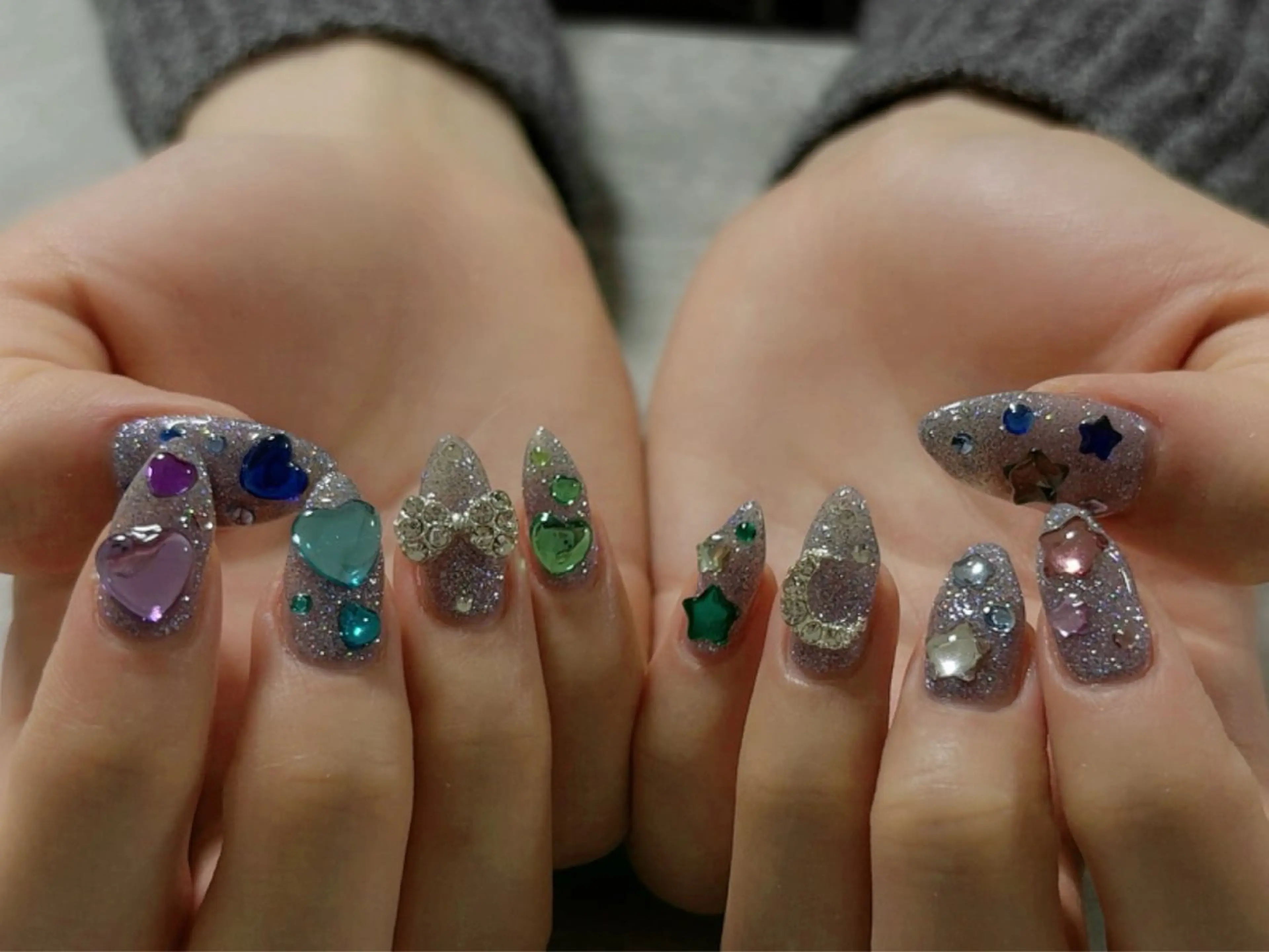 ネイル ハンドネイル Protea きぬがわ らむのネイルデザイン