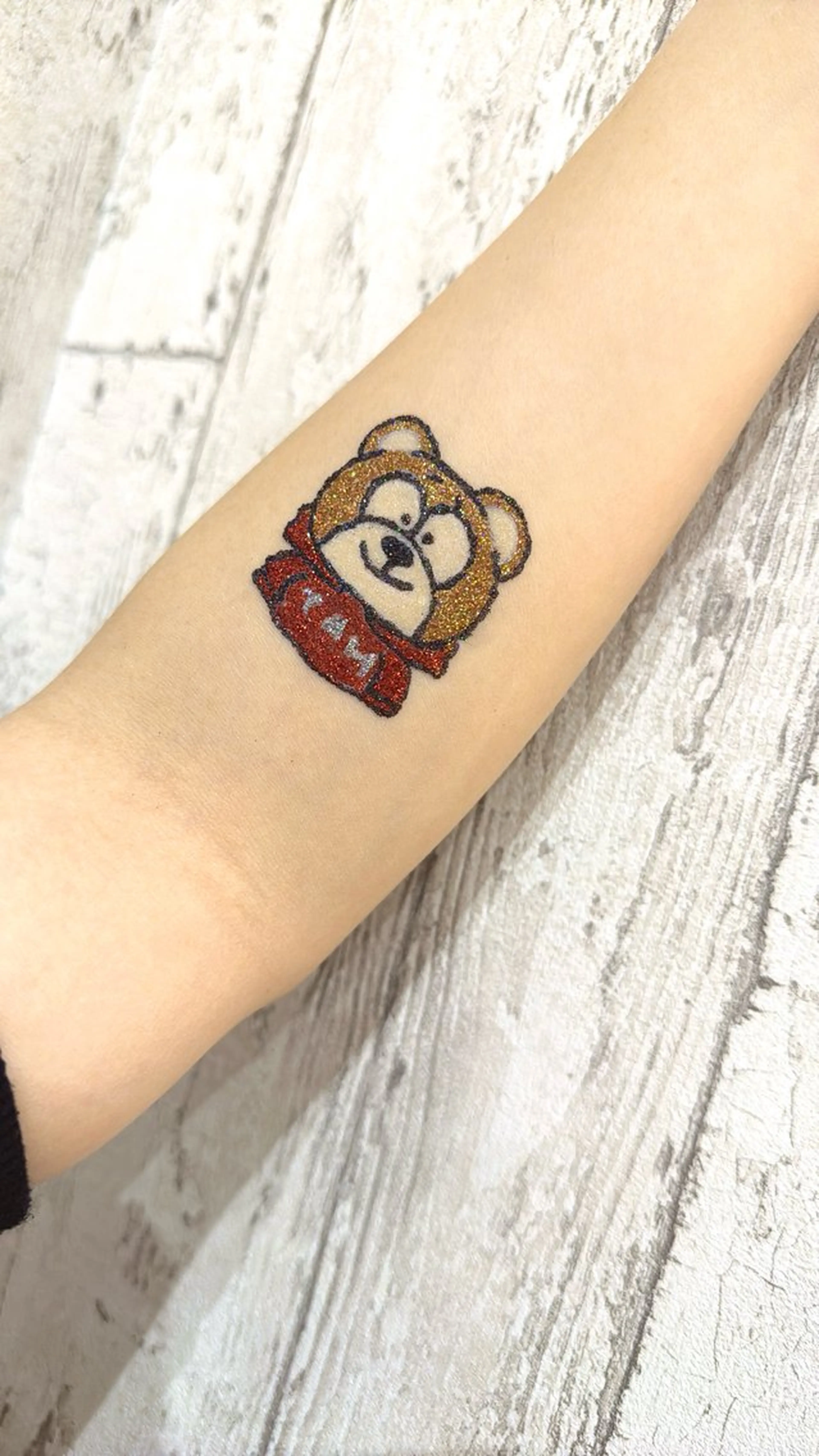 《当日限定ゲリラクーポン》 ボディジュエリー💎持ち込みデザイン🌼Mサイズ ¥2,400の写真