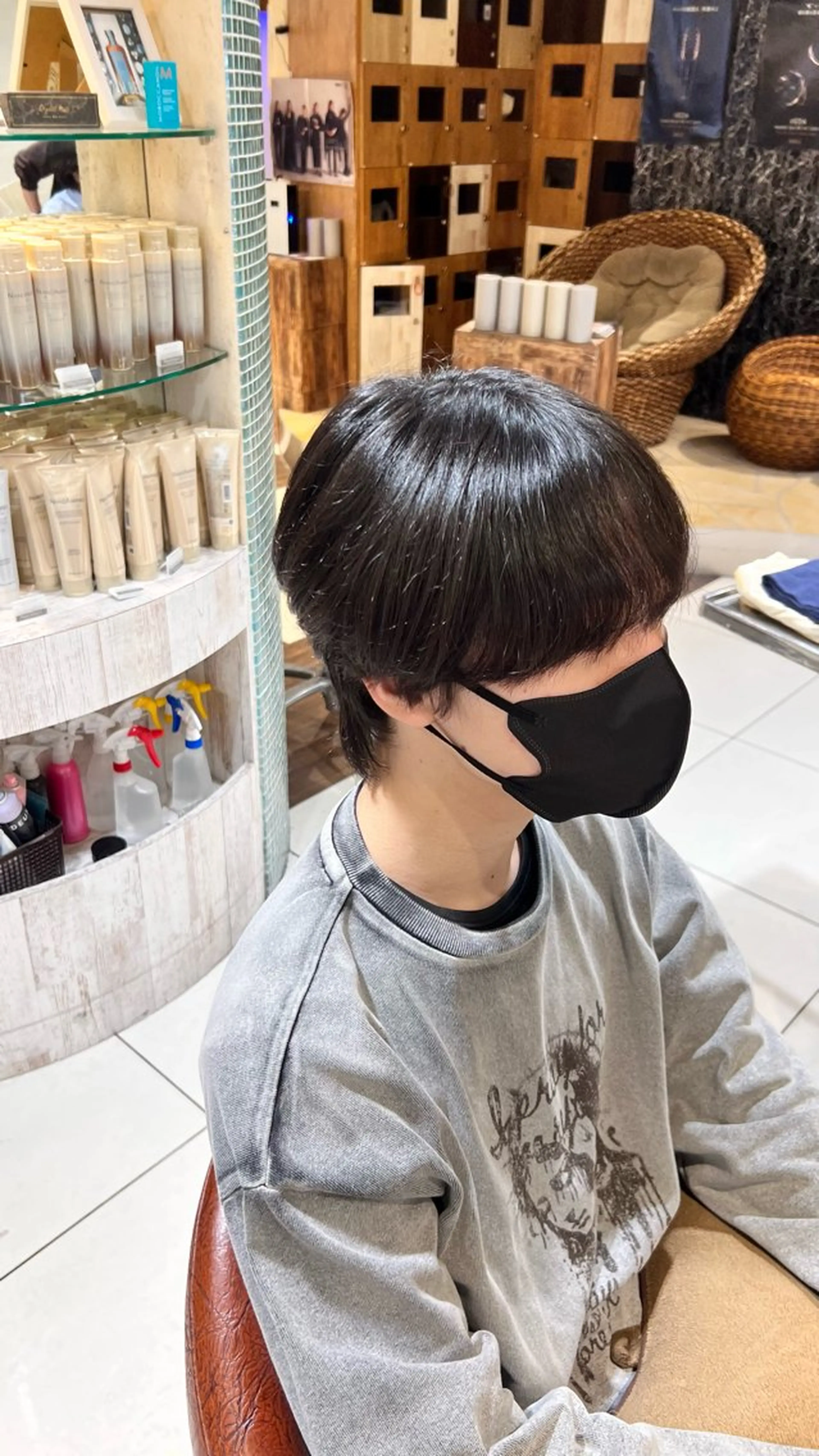 ミディアム メンズ カット 新宿/メンズパーマ/ メンズ特化/和田瑞生のヘアスタイル