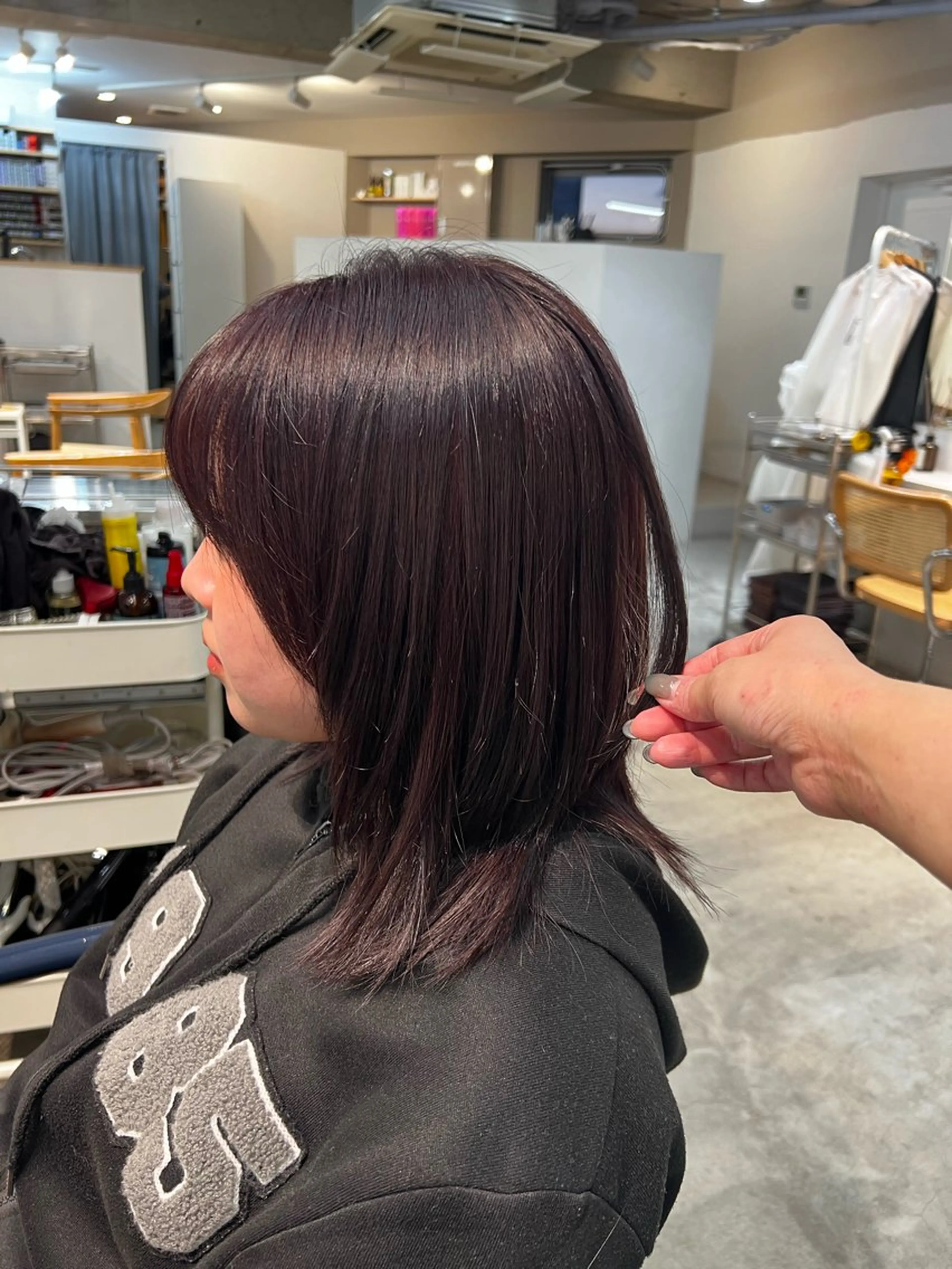 ミディアム カラー ブリーチ ブリーチなしカラー ヘアカラー トリートメント SYS by fit /HONOKAのヘアスタイル