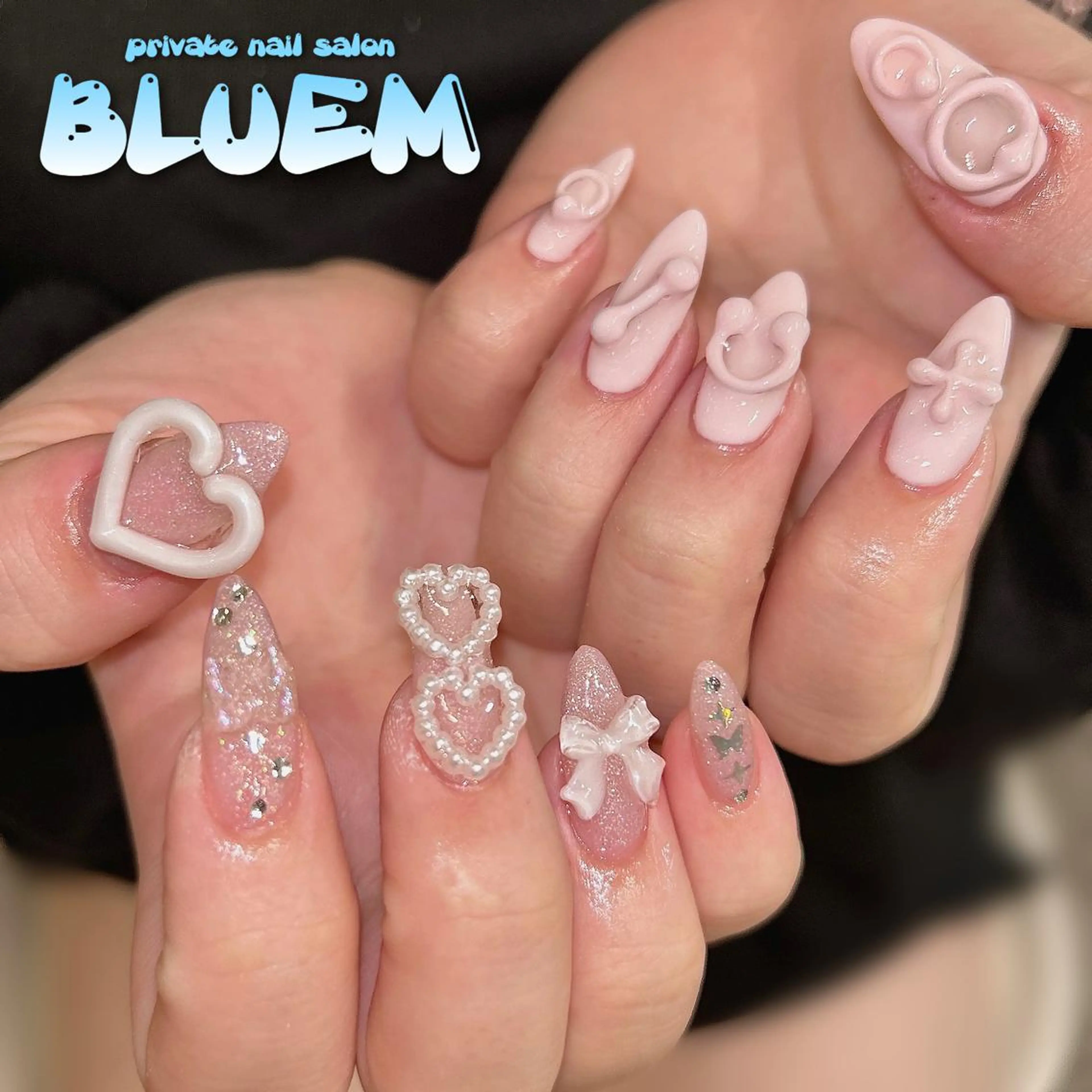 ネイル ハンドネイル BLUEM なな🐶のネイルデザイン