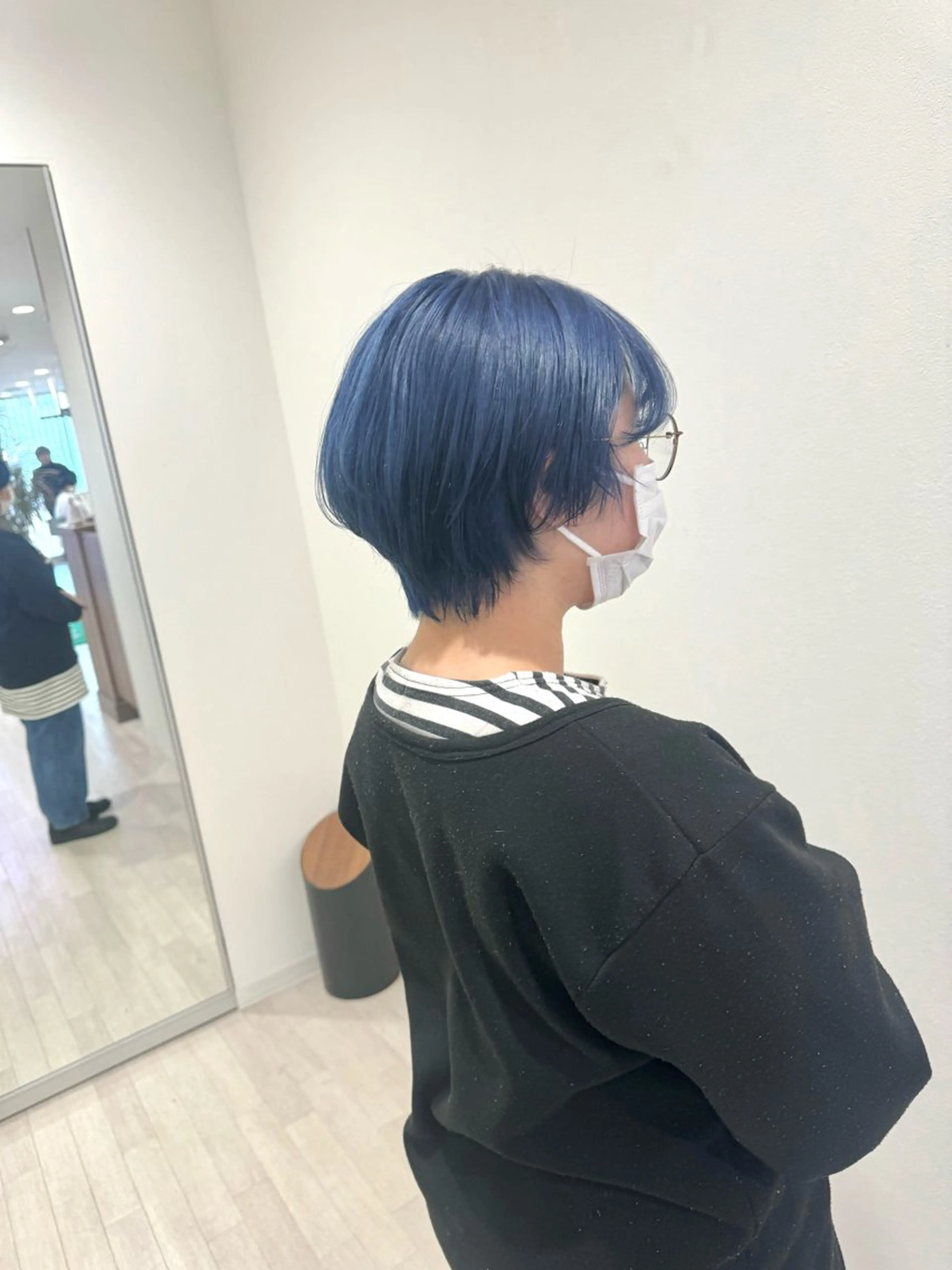 ショート カラー ヘアカラー Re:st所属・Miyavi/カラー ショートボブのヘアスタイル