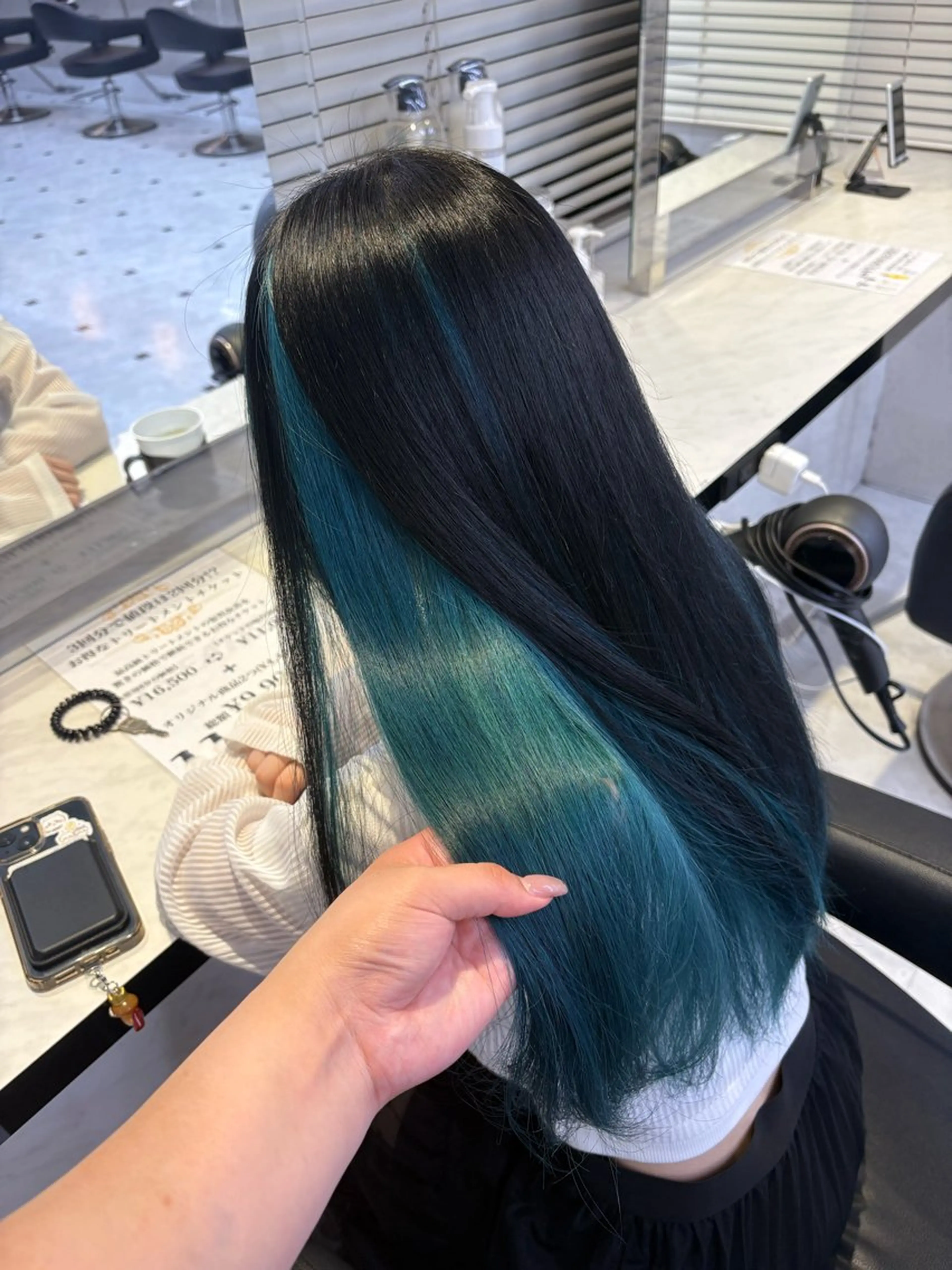 ロング カラー ヘアカラー トリートメント ヘッドスパ ヘアセット 透明感ベージュカラー ♡上野♡AIのヘアスタイル