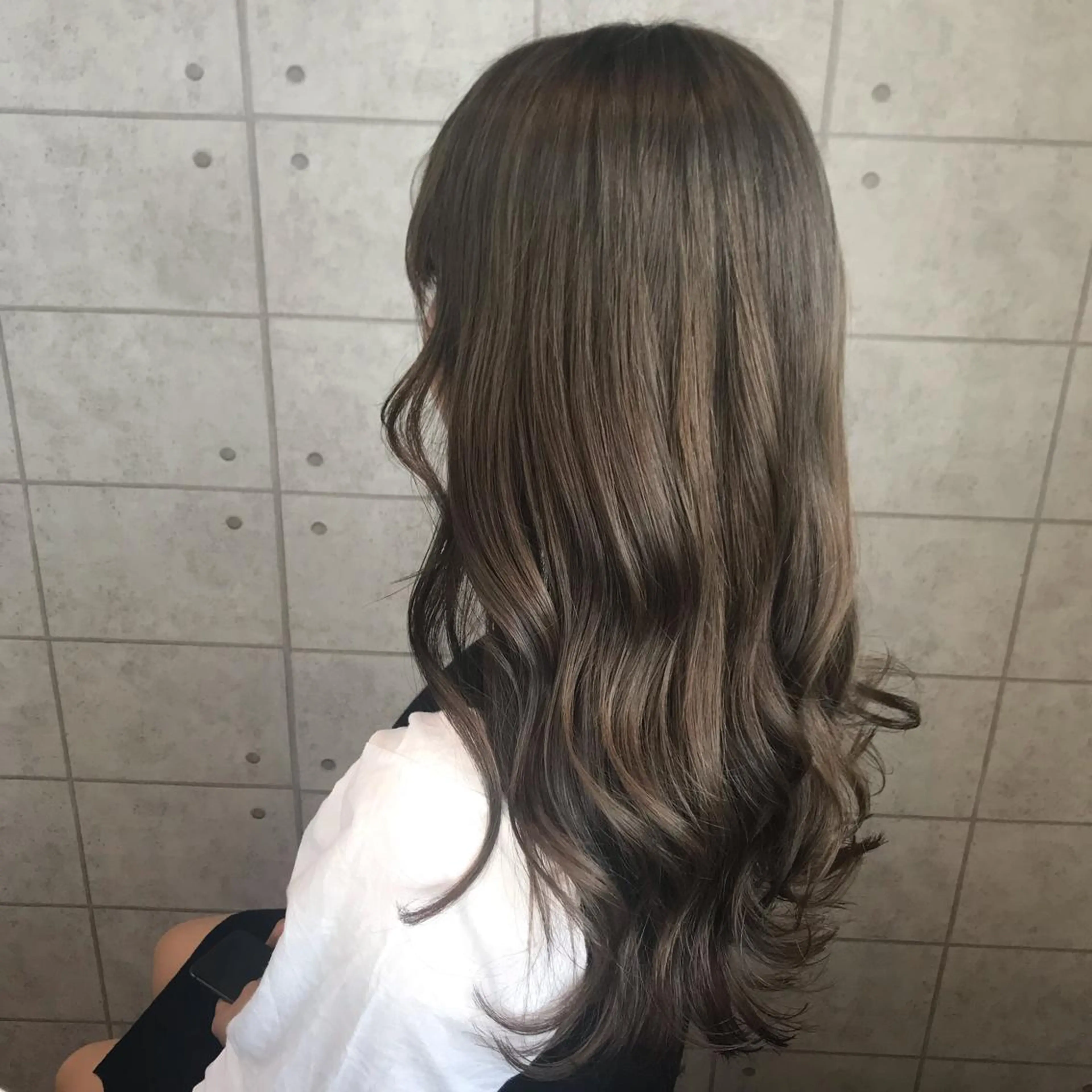 ロング カラー ヘアアレンジ knock【ノック】所属・烏丸韓国ヘア🇰🇷 ayaka🎀のヘアスタイル