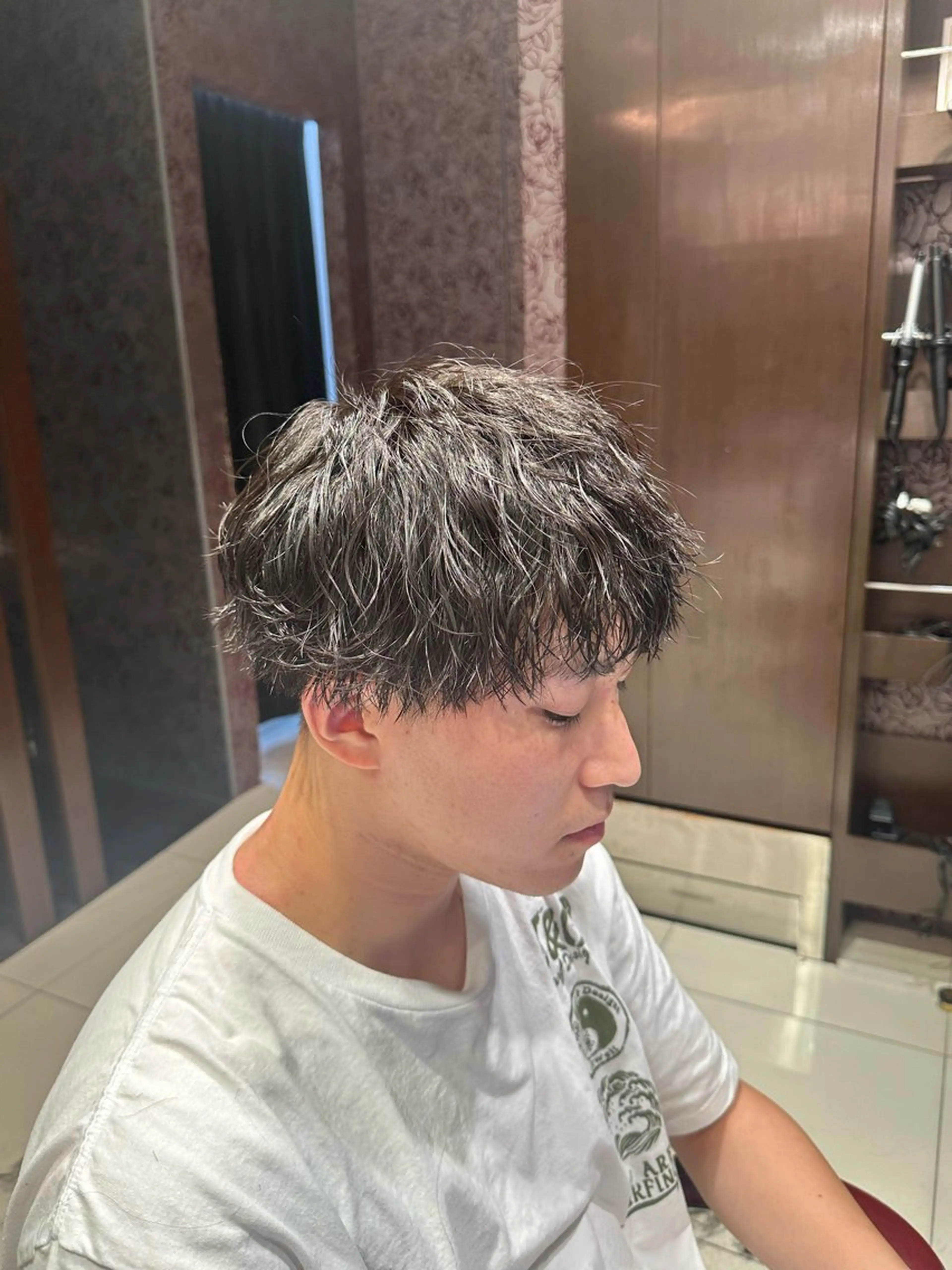 パーマ 益野 凌のヘアスタイル