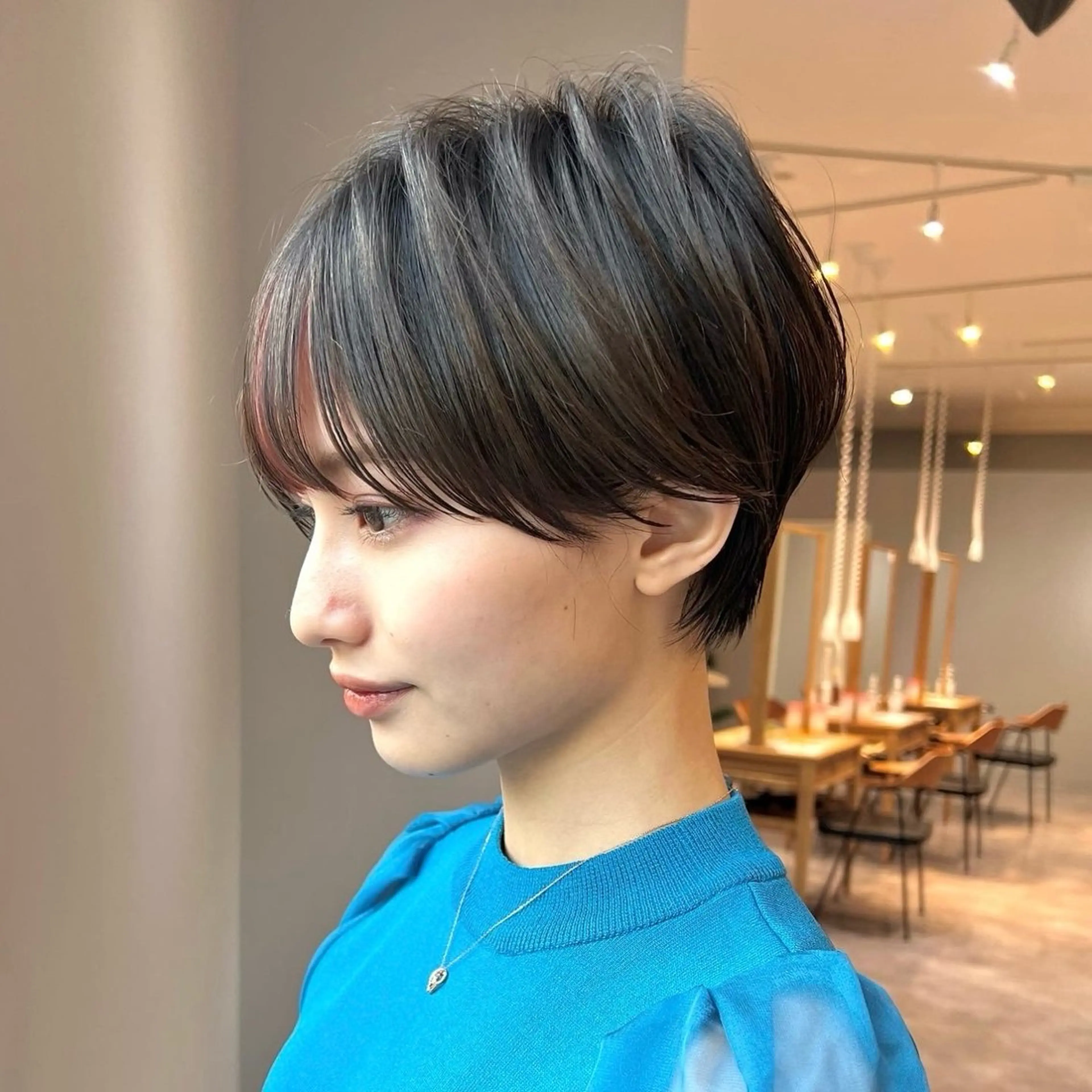 ショート 暖色/ボブ/吉岡美音 GIEN NU茶屋町のヘアスタイル