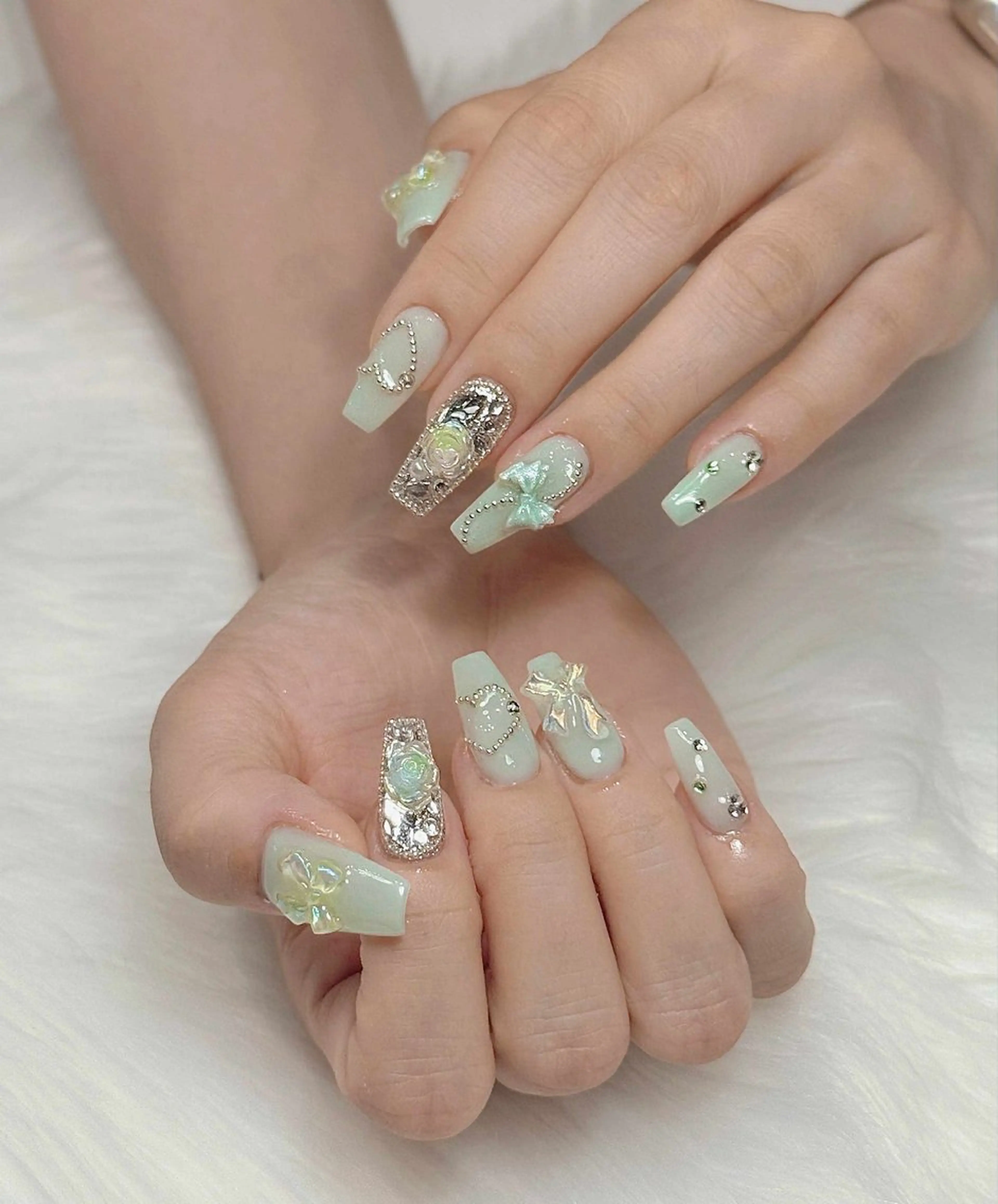 ネイル 韓国ネイル 持ち込み ニュアンスネイル ワンホンネイル ハンドネイル AKIKO NAILのネイルデザイン