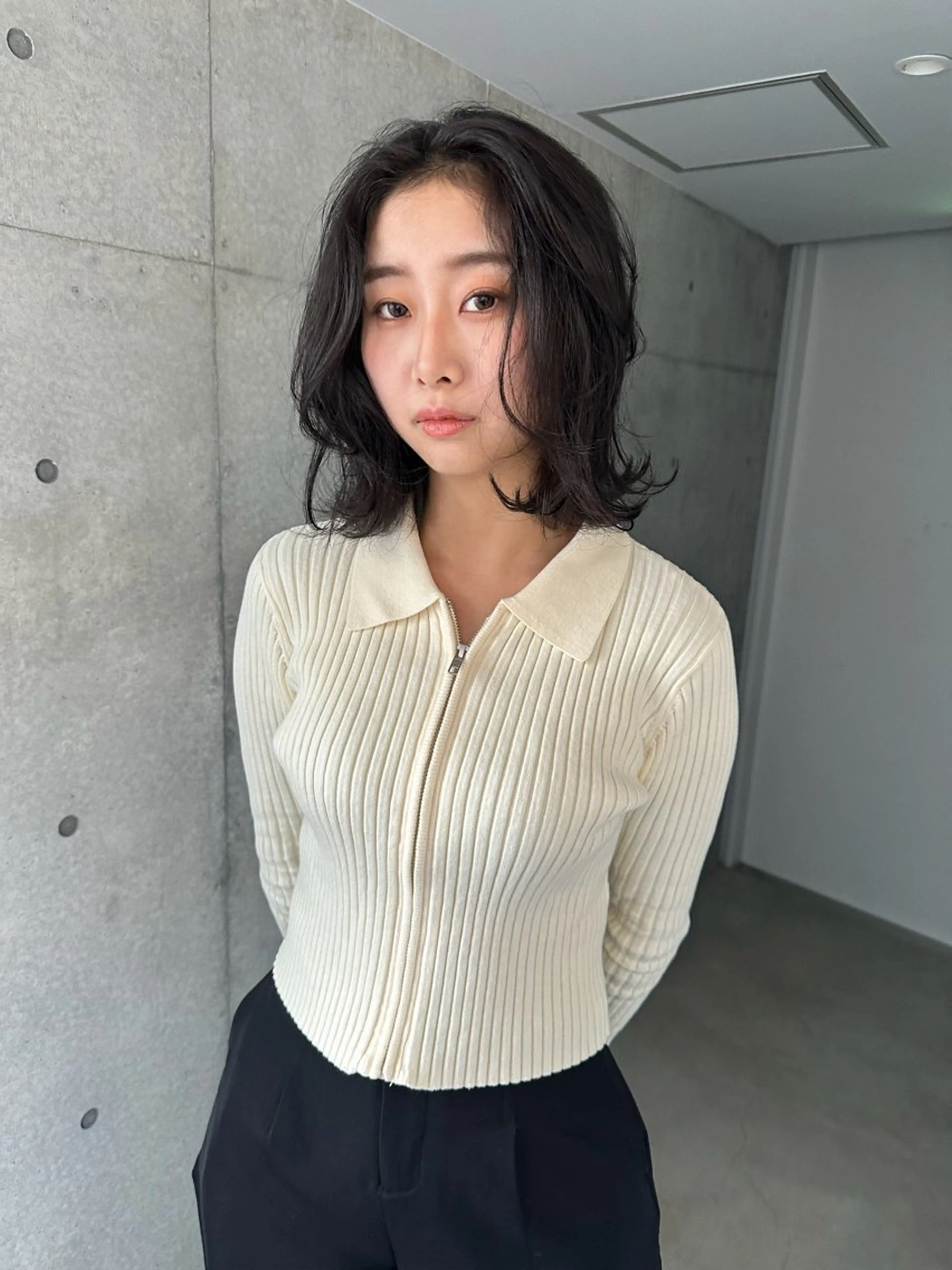 ミディアム パーマ お悩み解決パーマ hana🩰のヘアスタイル