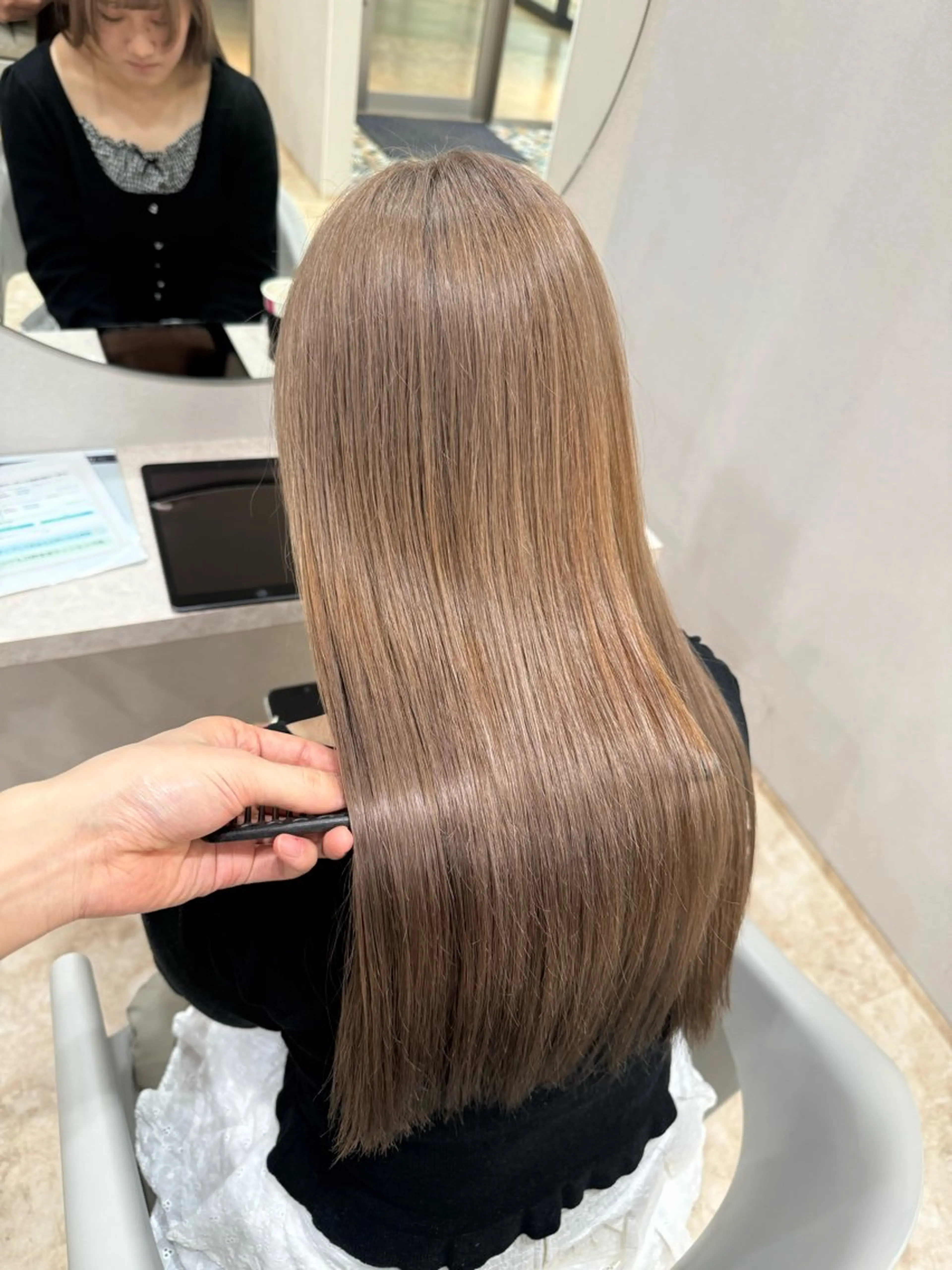 ロング カラー カット ヘアカラー トリートメント hair atelier OZ所属・水野 亨祐のヘアスタイル