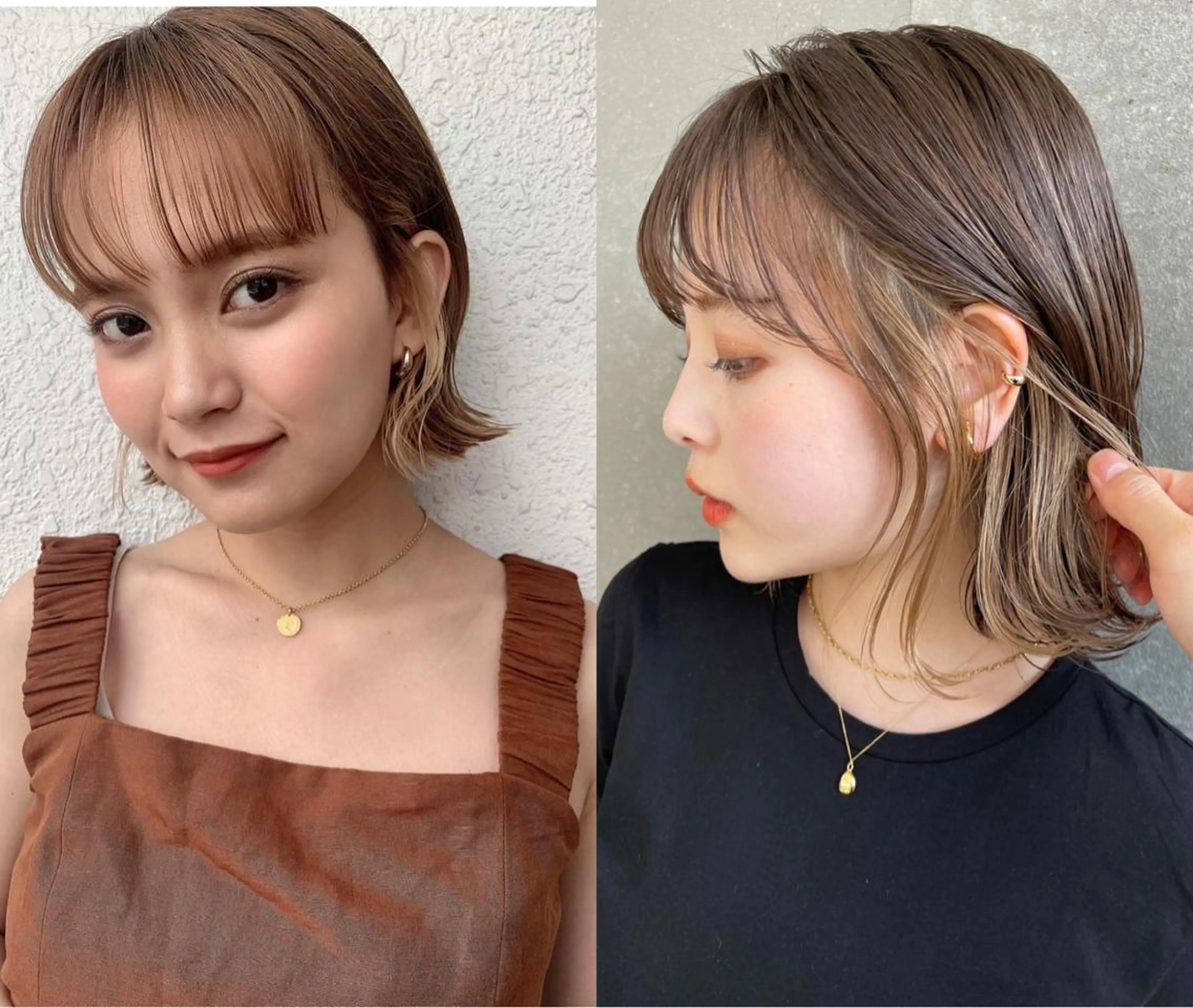 ミディアム カット ヘアカラー トリートメント 🔴心斎橋髪質改善 鈴木佑弥🔴のヘアスタイル