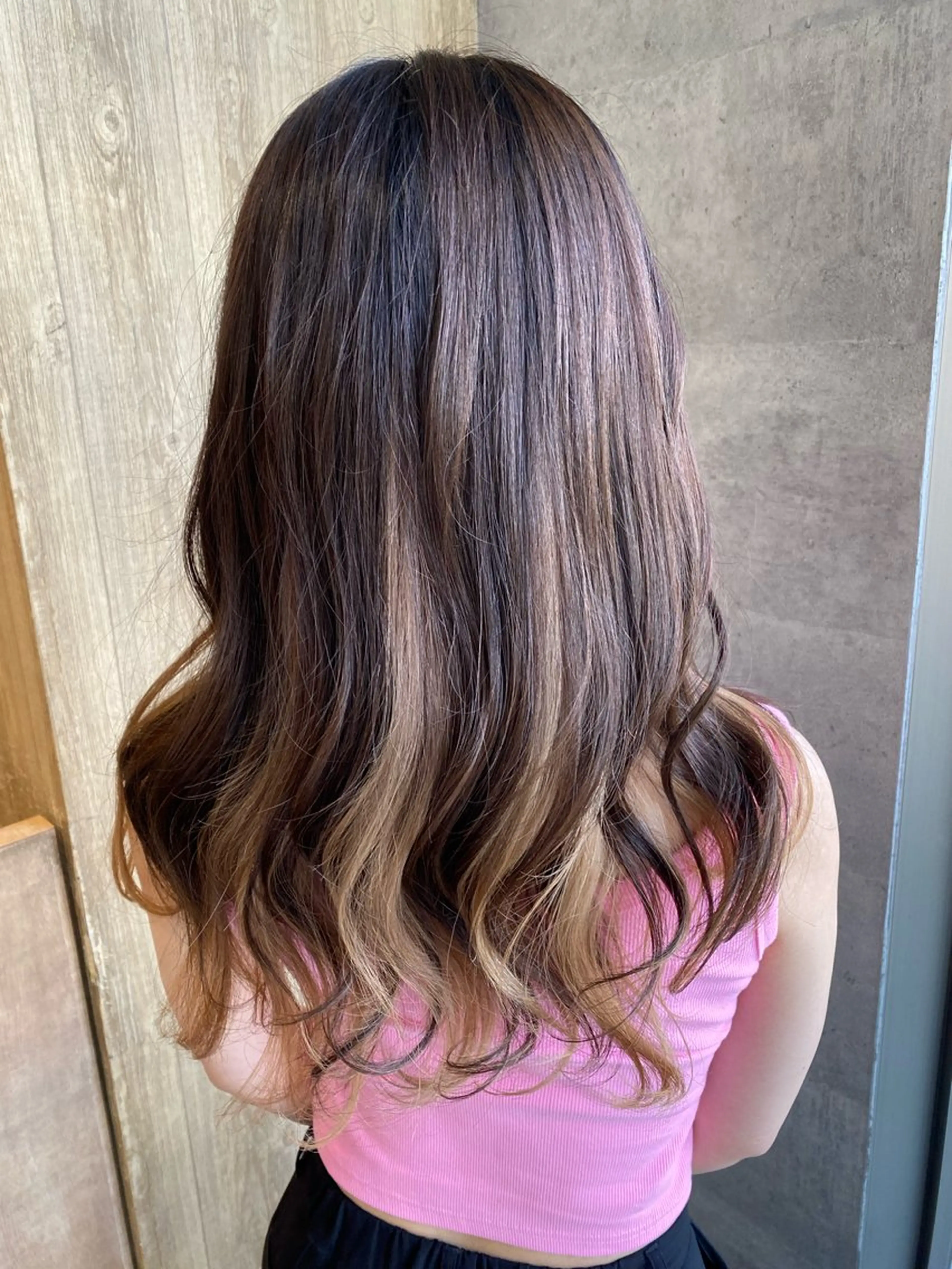 ロング 山口 明日花のヘアスタイル