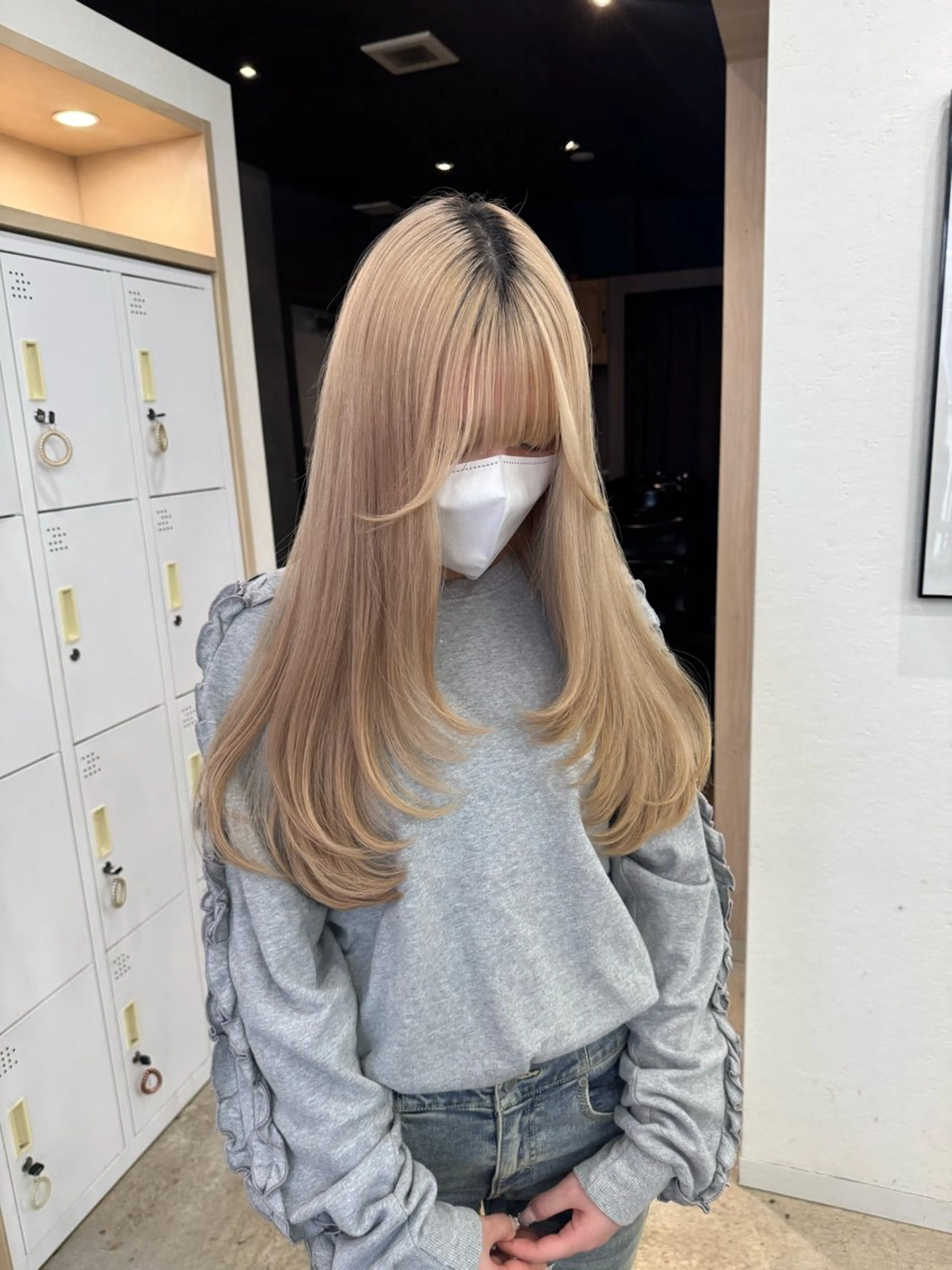 ロング カラー レイヤーカット カット 小顔カット/艶 カラー特化♡MIHOのヘアスタイル