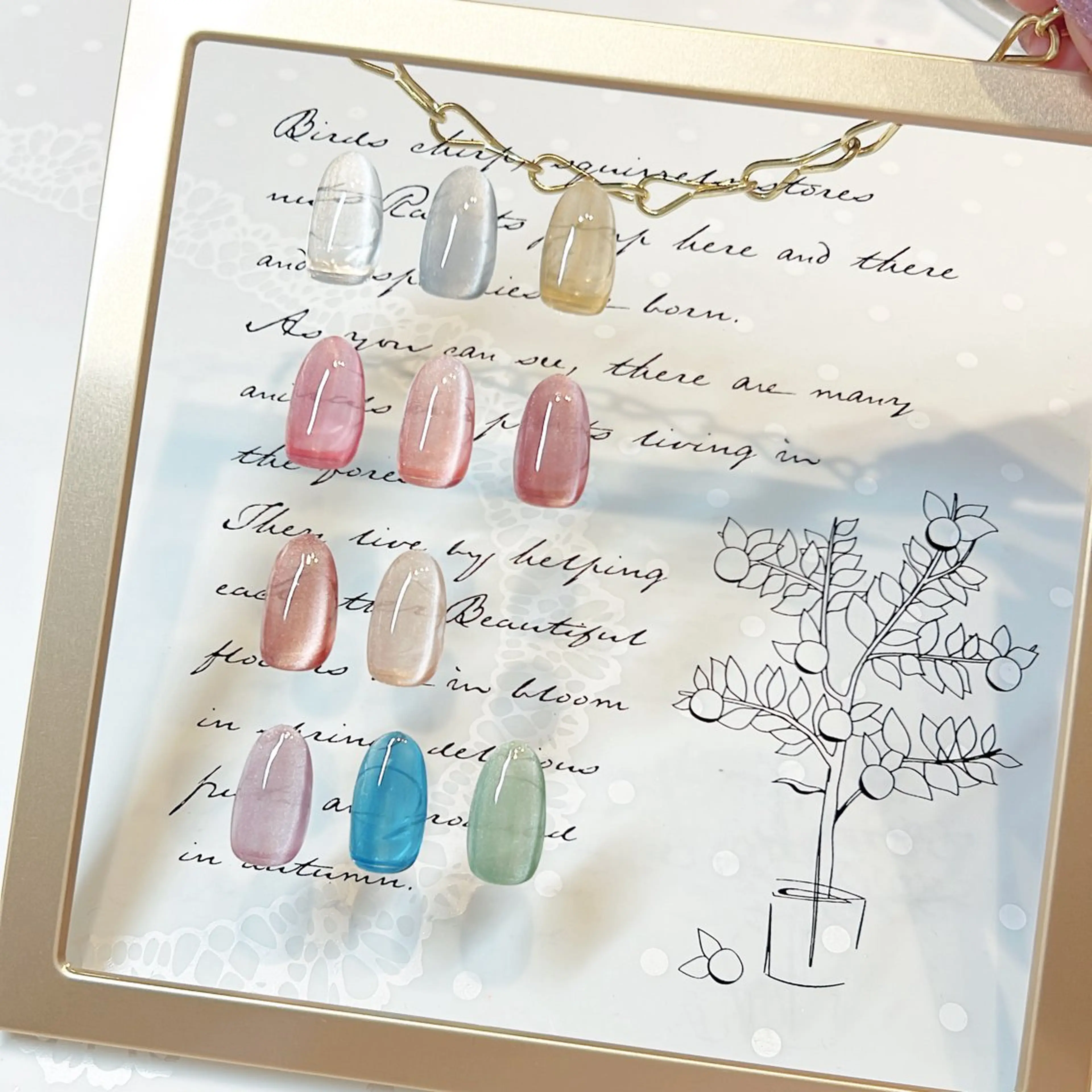 ネイル マグネットネイル ワンカラーネイル ハンドネイル nail salon pearのネイルデザイン