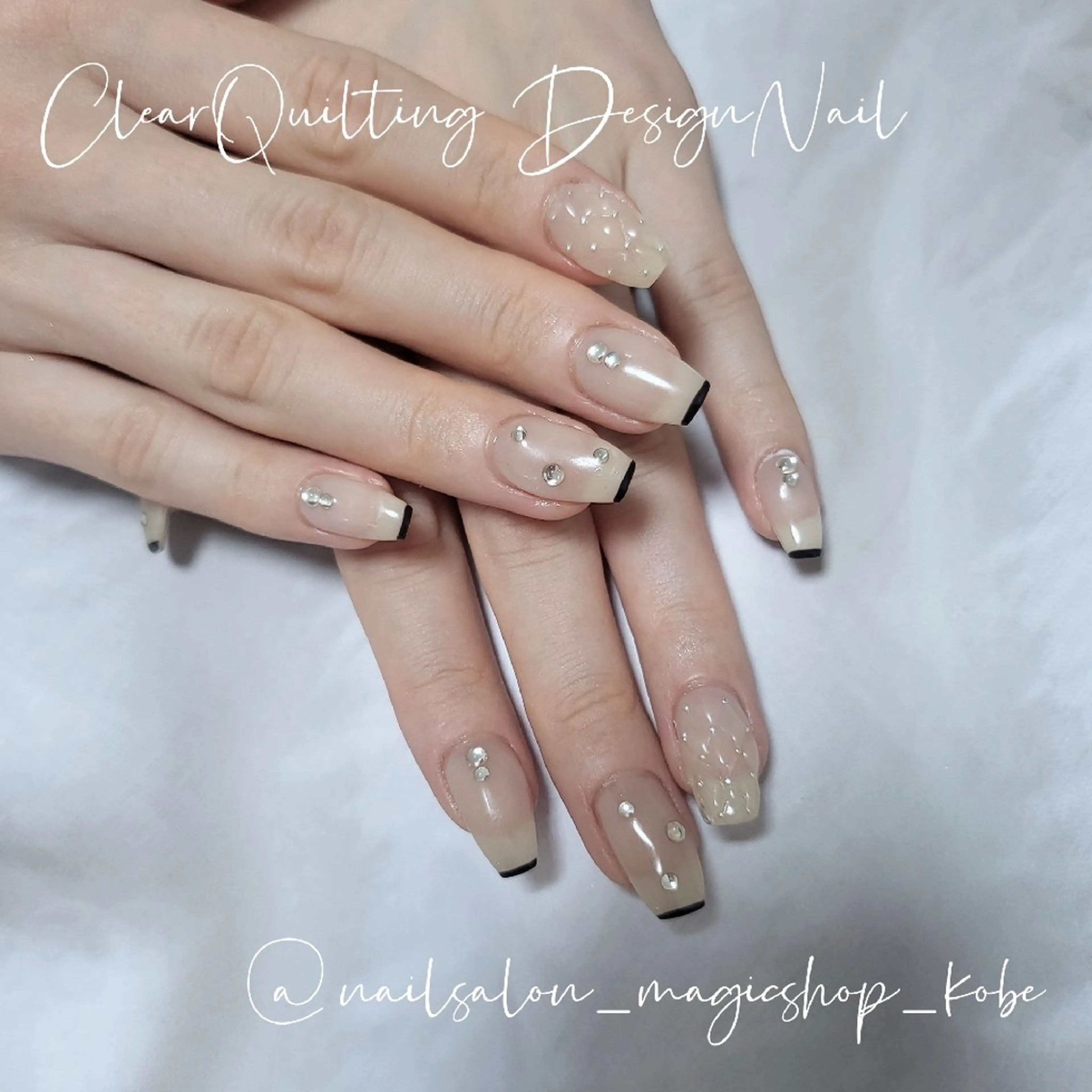 ネイル クリアネイル ジェルネイル ソフトジェル ハンドネイル Nailsalon MagicShopのネイルデザイン