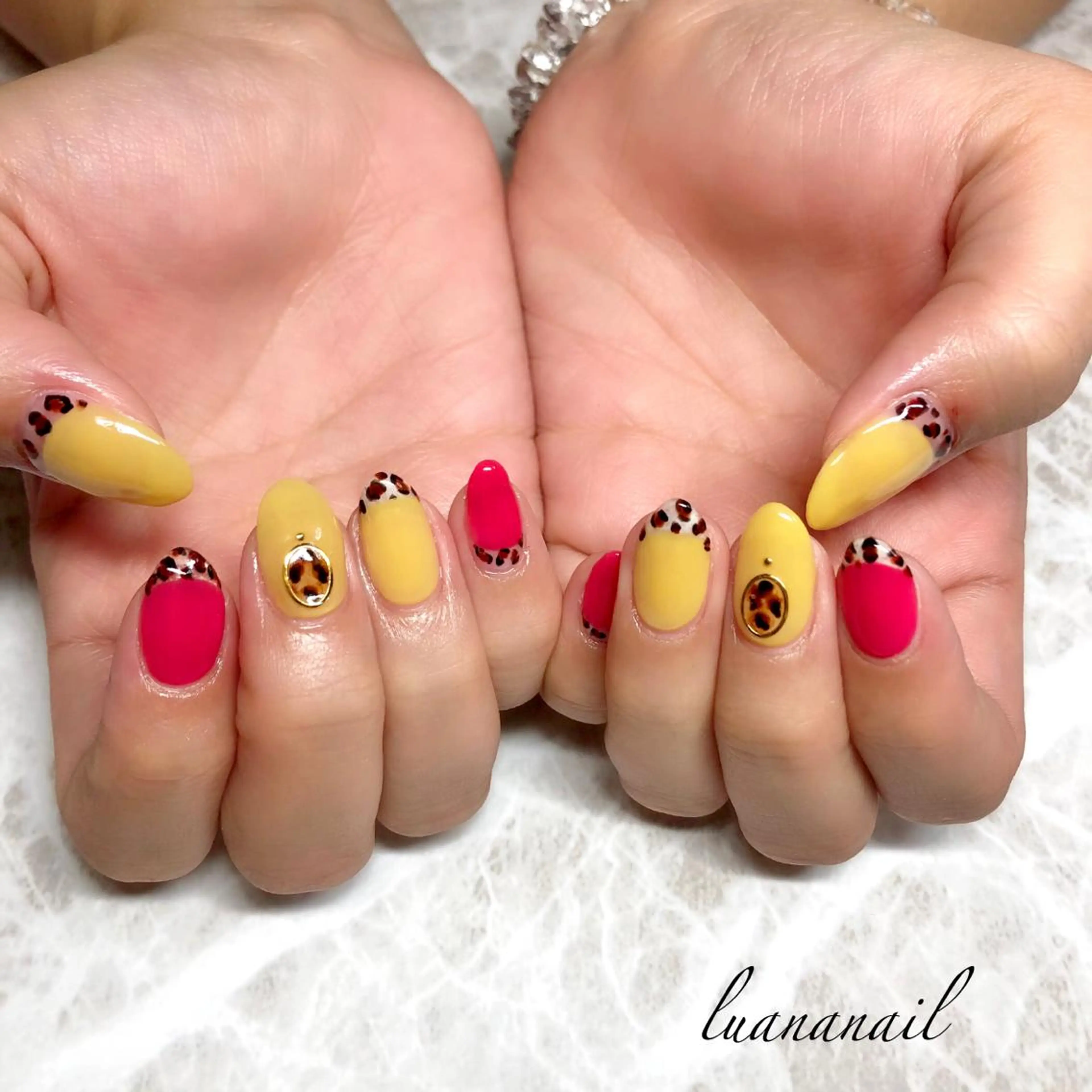 ネイル アニマル柄 luana nailのネイルデザイン