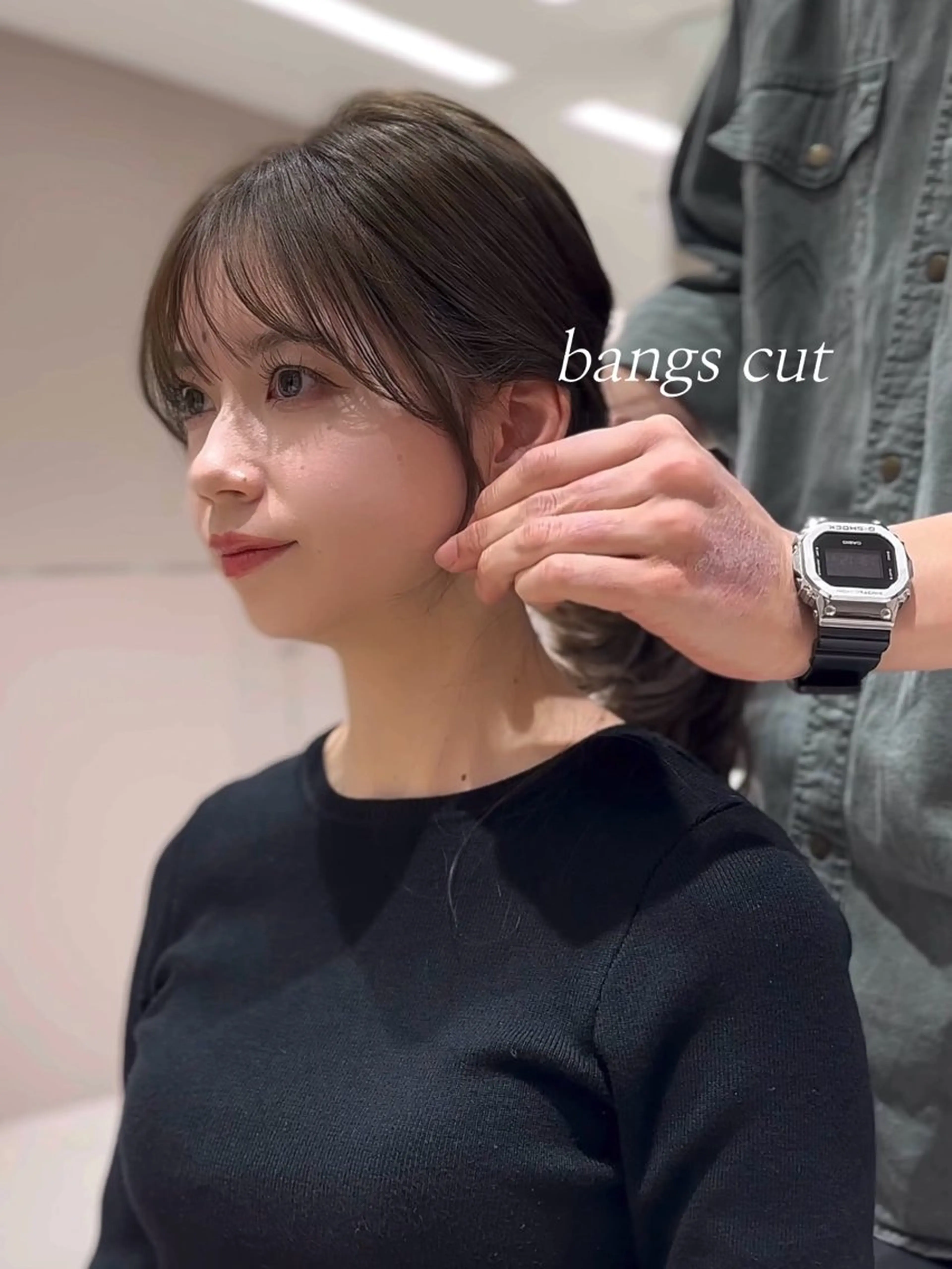 セミロング カラー 似合わせカット カット ヘアカラー トリートメント レイヤー/顔周り /透明感🩶高橋大のヘアスタイル