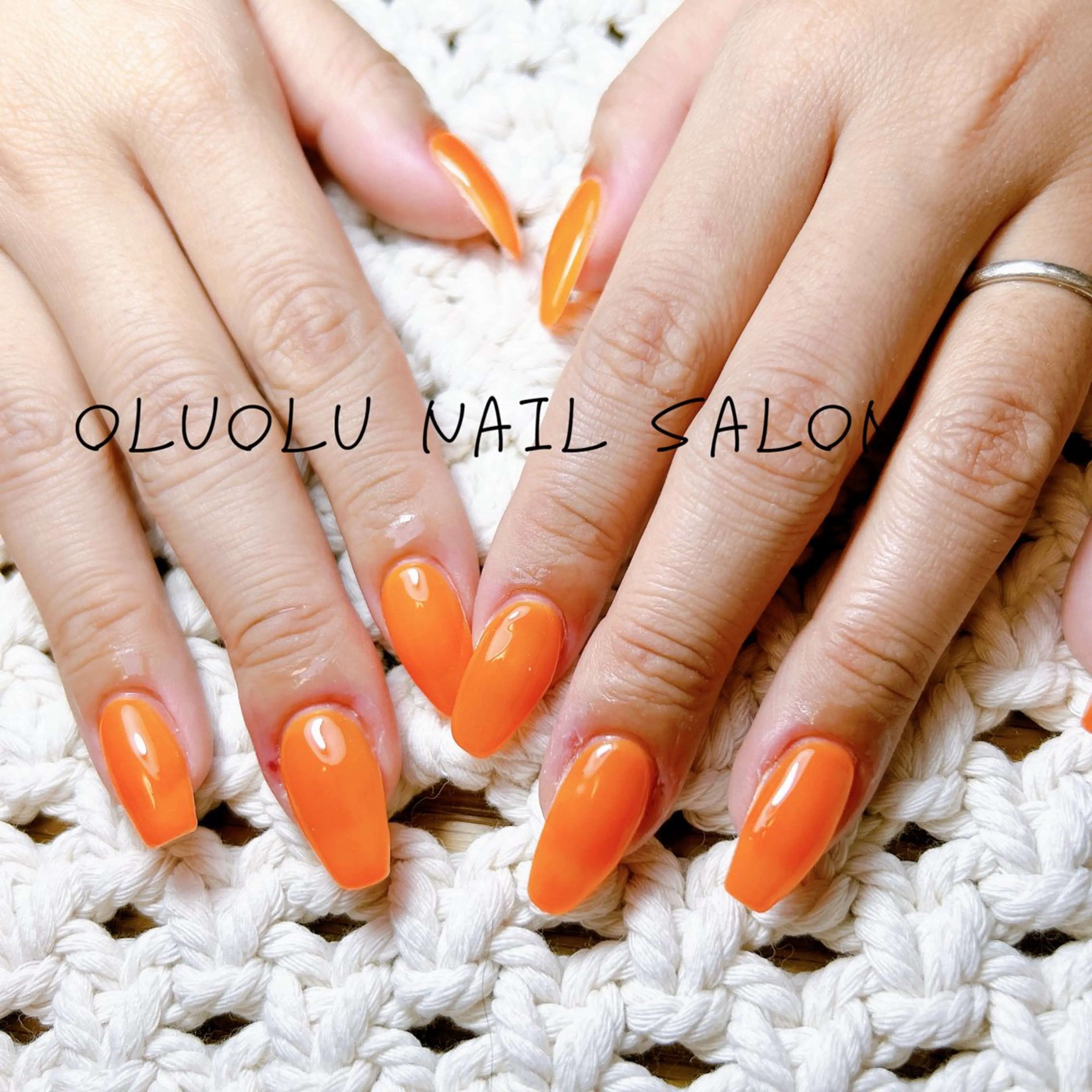 ネイル ワンカラーネイル oluolu nailsalonのネイルデザイン