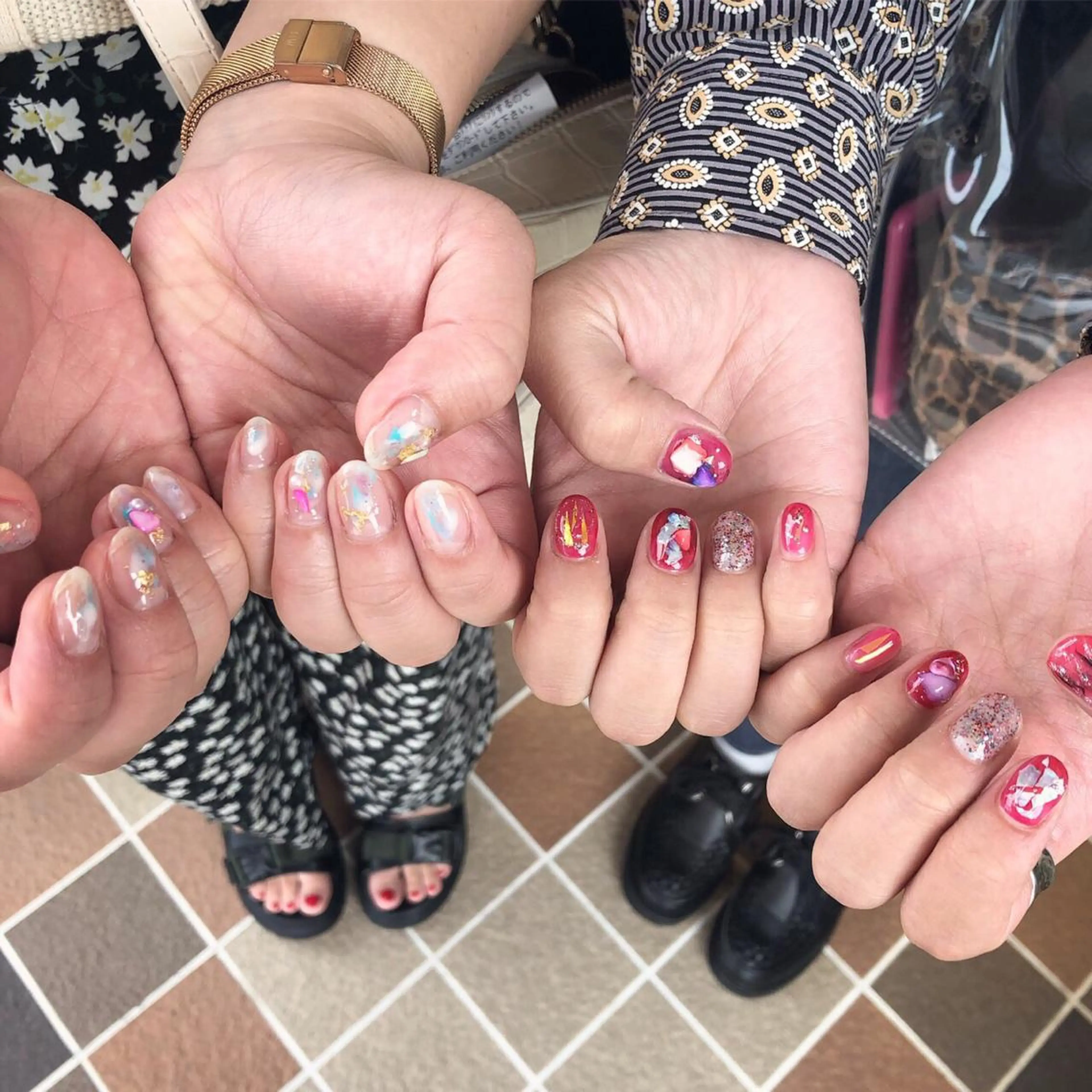 一緒に出来ます！♡フット&ハンドネイルの写真