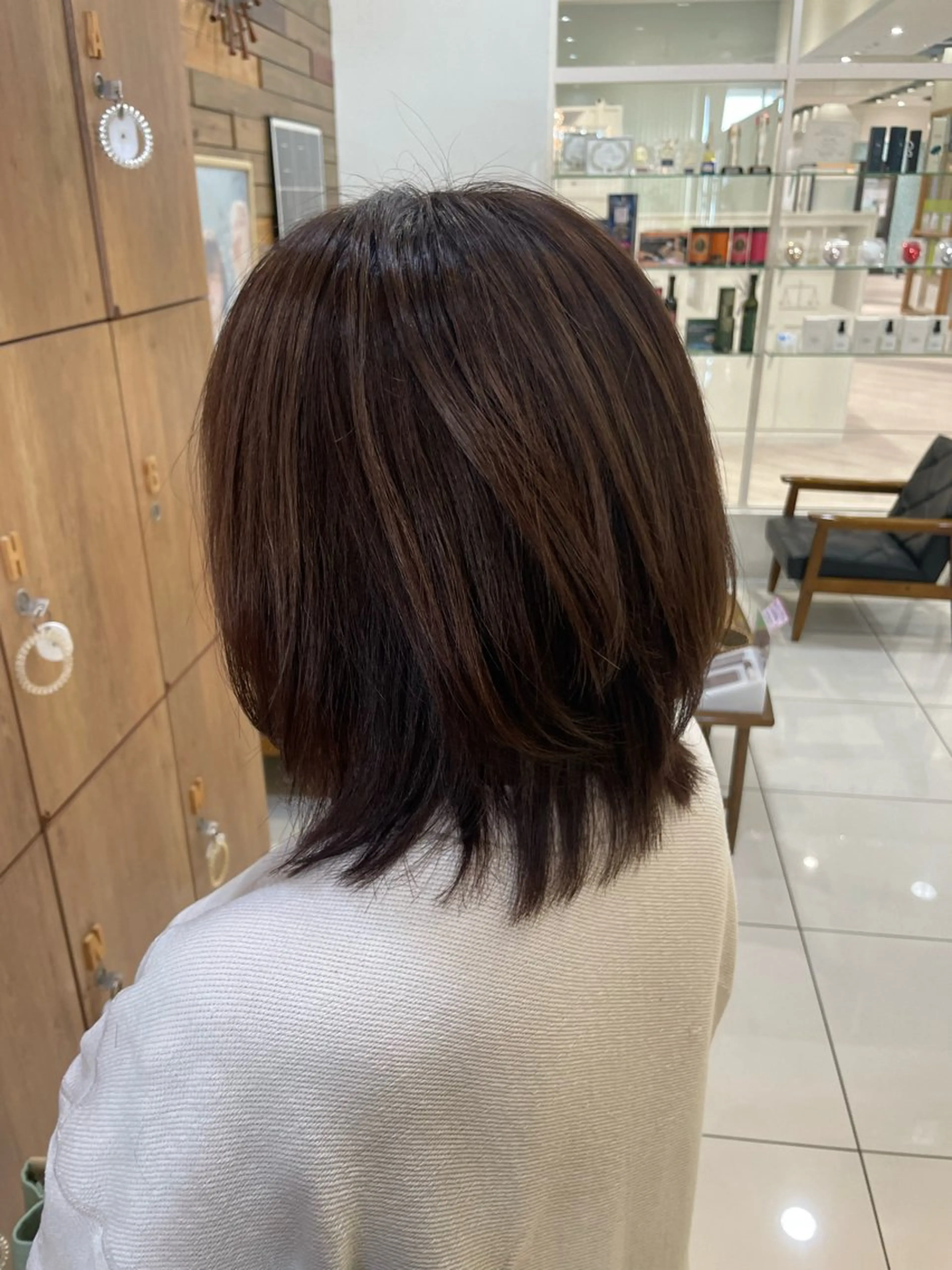 ミディアム 透明感color吉田 沙羅のヘアスタイル