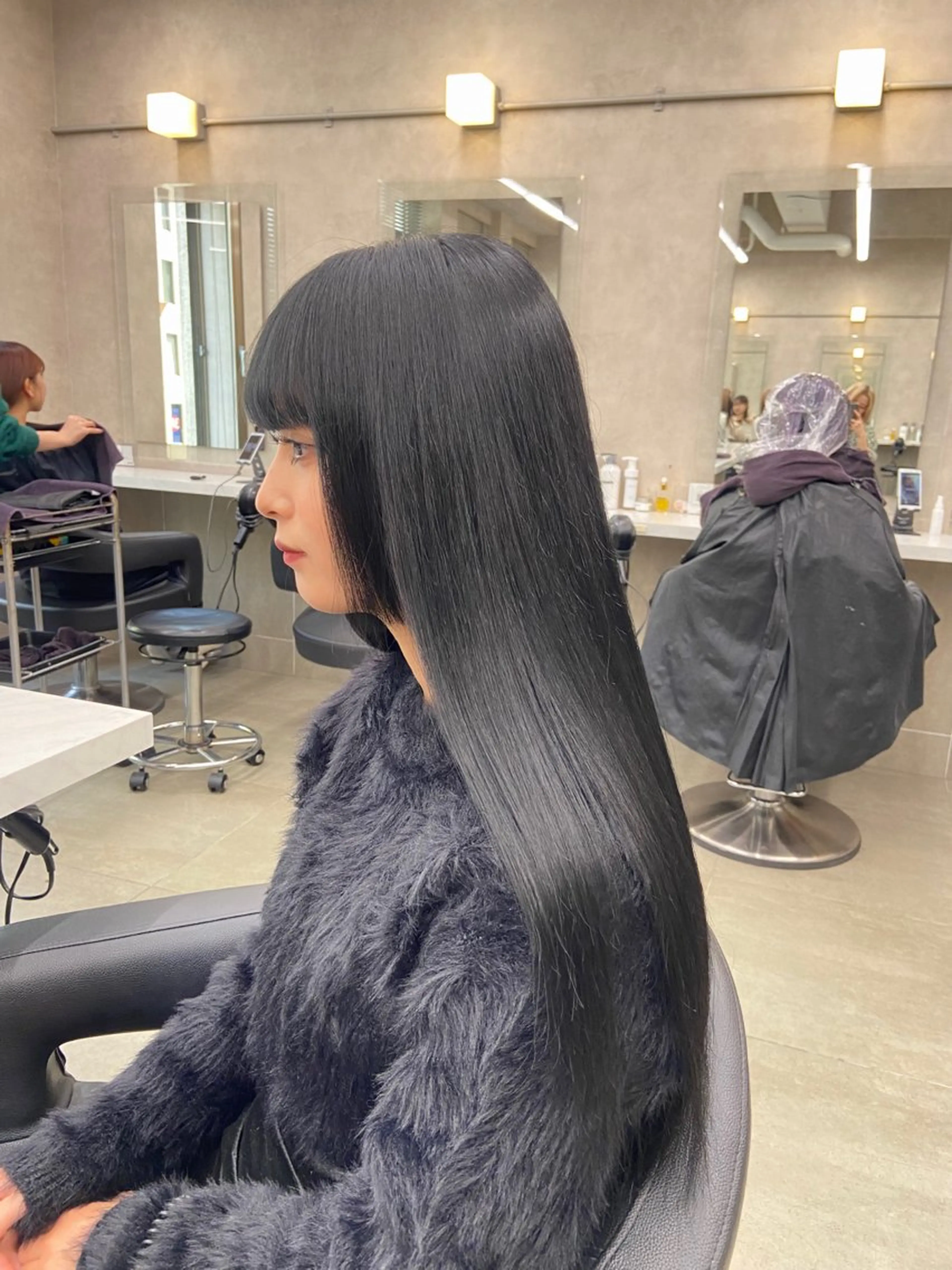 ロング カラー ヘアアレンジ flammeum所属・ハイトーン/ボブ /misakiのヘアスタイル