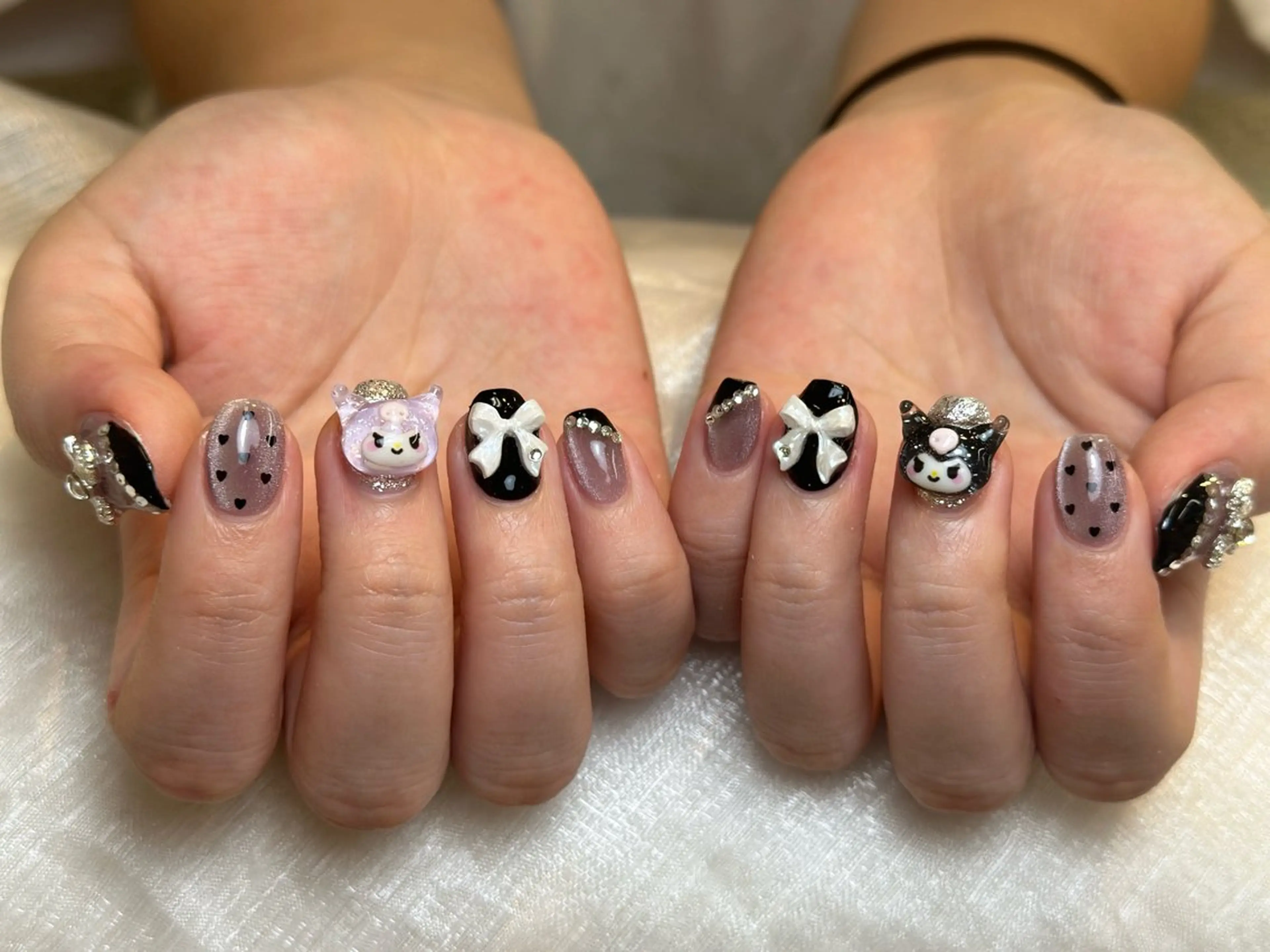 ネイル アートネイル ジェルネイル マグネットネイル ハンドネイル JennNail_ マオのネイルデザイン