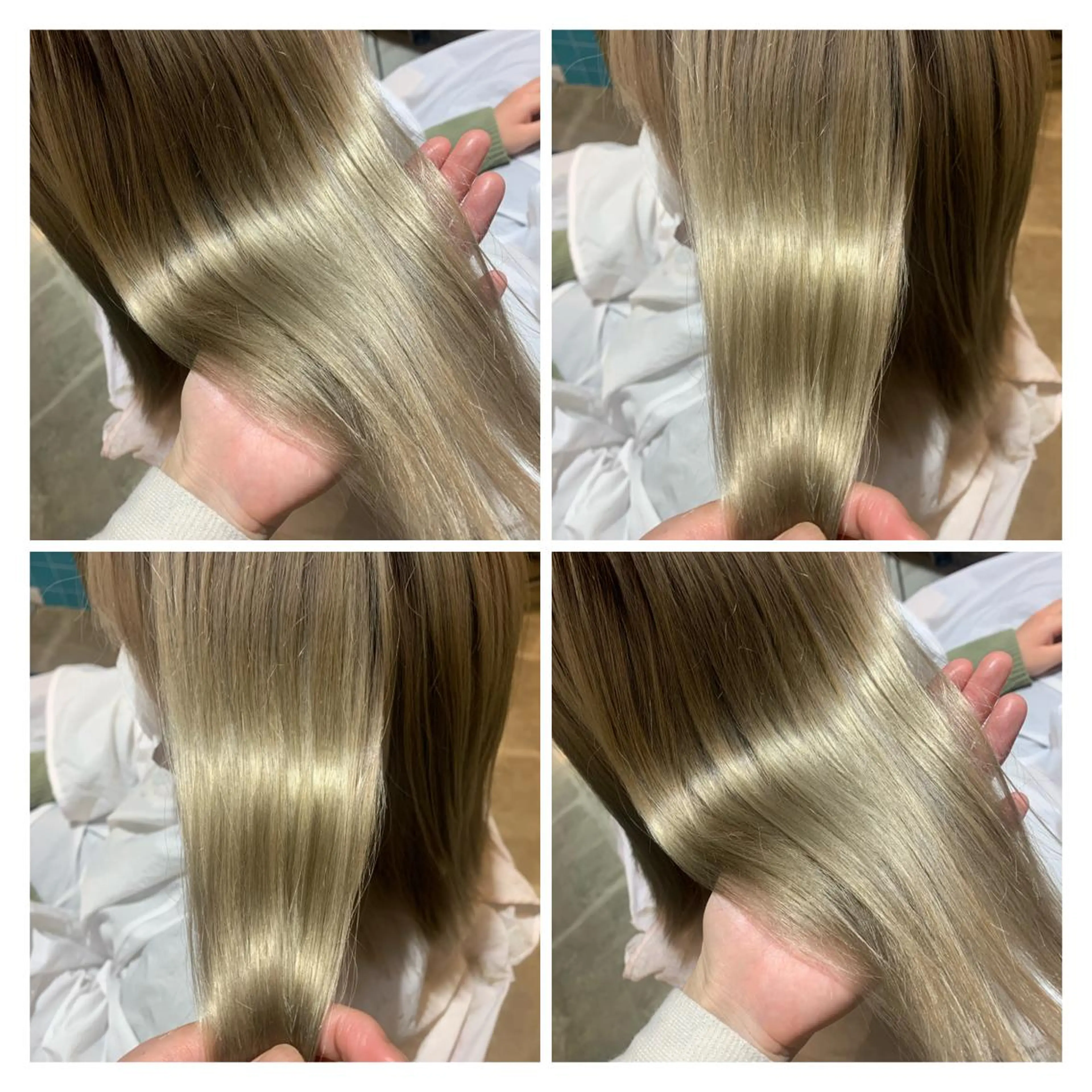 カラー ハイトーンカラー カット ヘアカラー トリートメント 髪質改善艶髪 ℍ𝔸ℝ𝕌𝕂𝔸のヘアスタイル