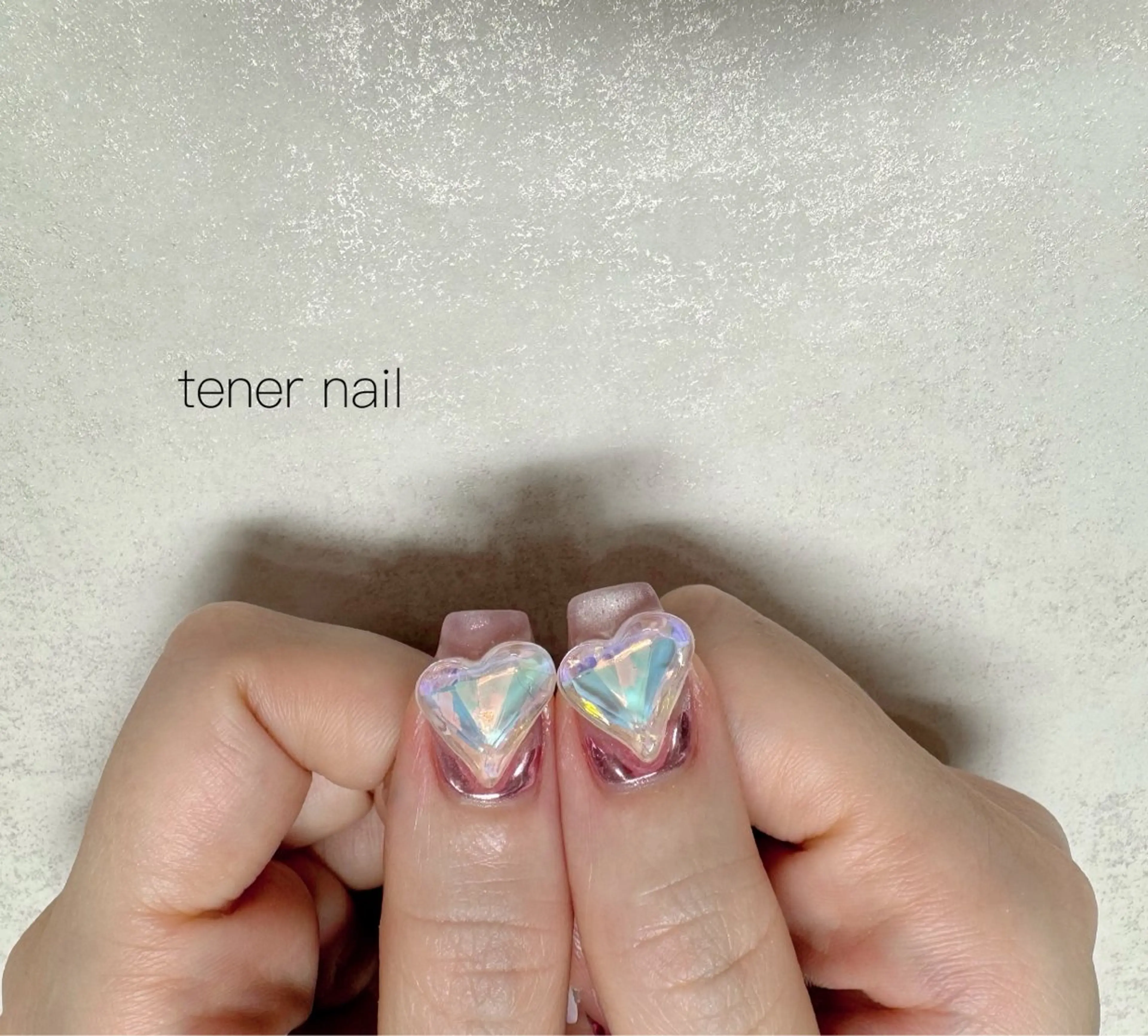 ネイル ハート ハンドネイル tener  nail  テネルネイル所属・テネルネイル tener nailのネイルデザイン