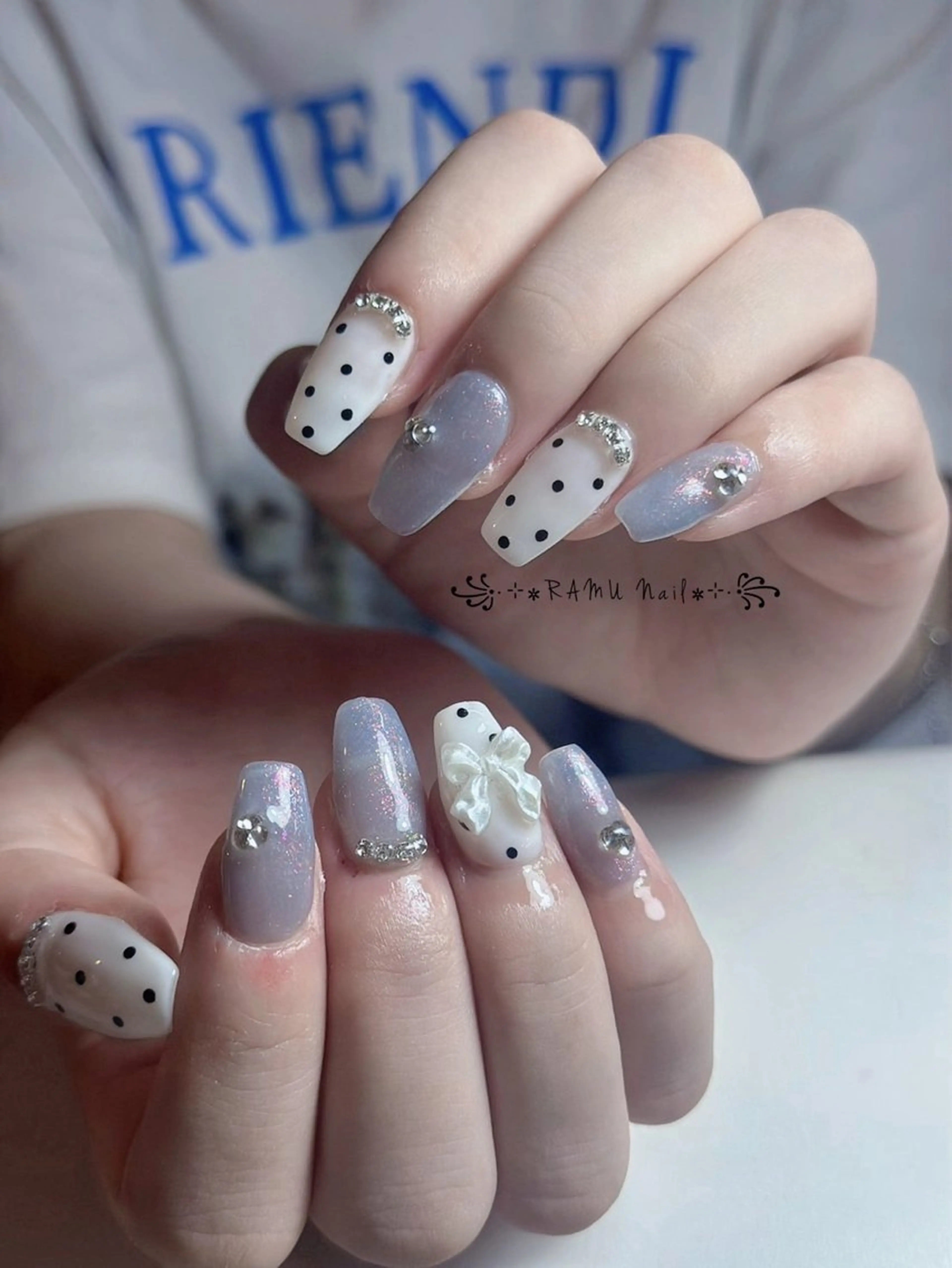 ネイル キラキラネイル マグネットネイル ミラーネイル ピンク 夏ネイル ハンドネイル RAMU Nail 恵比寿店のネイルデザイン