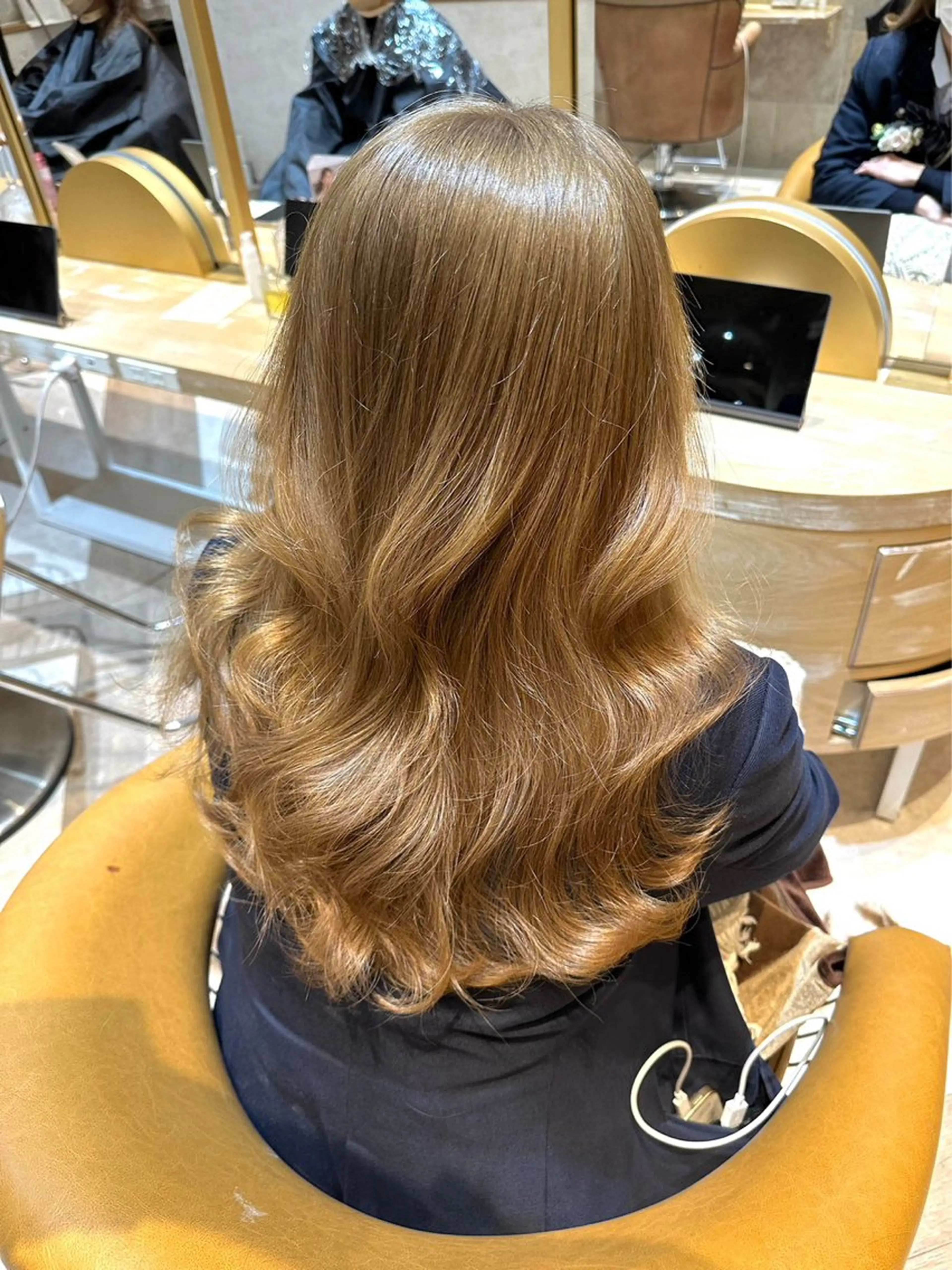 ロング ブリーチなし 透明感カラー/松沢のヘアスタイル