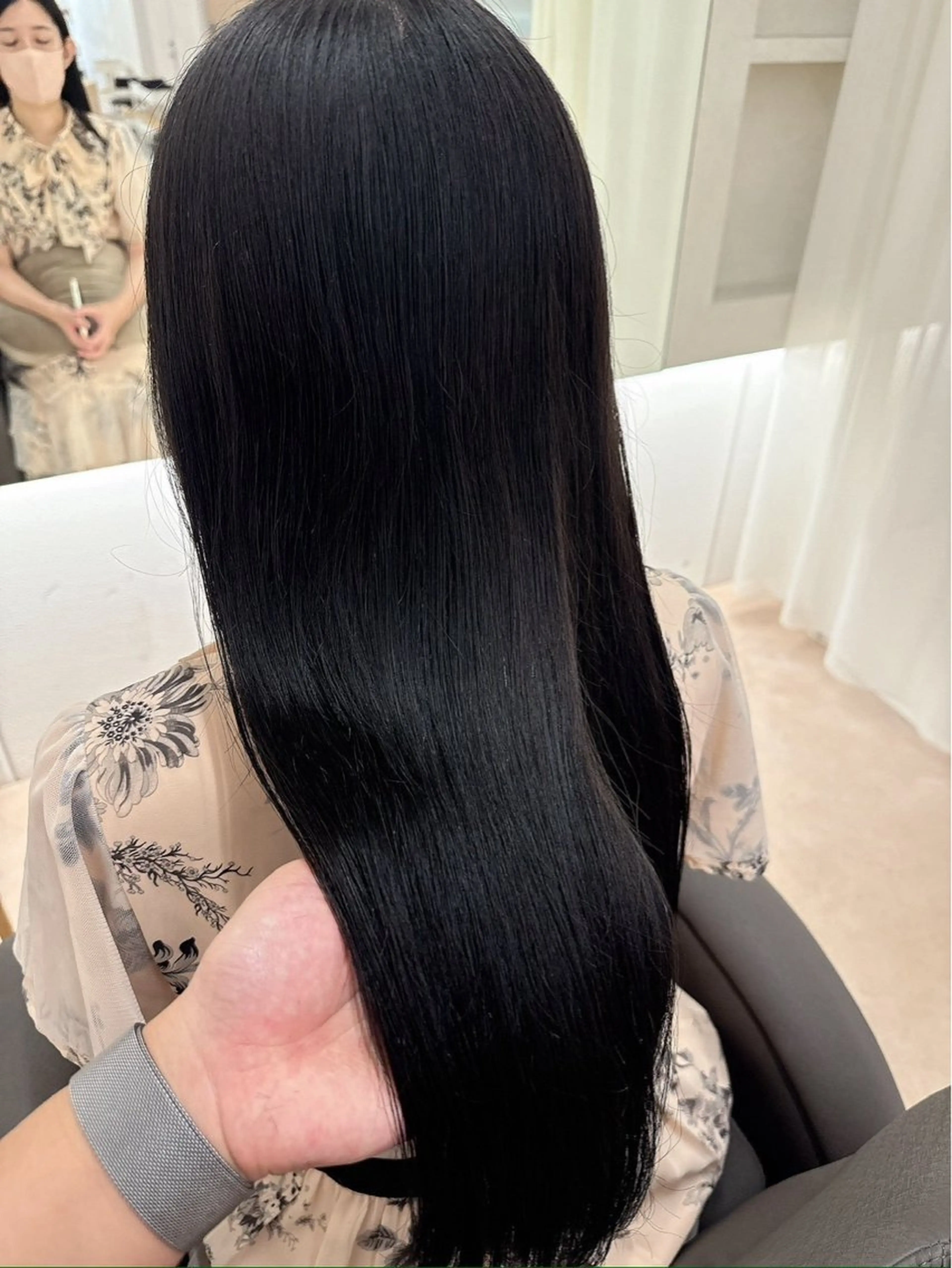 ロング カラー ヘアカラー 💐花屋併設💐 宮園　雛羽のヘアスタイル