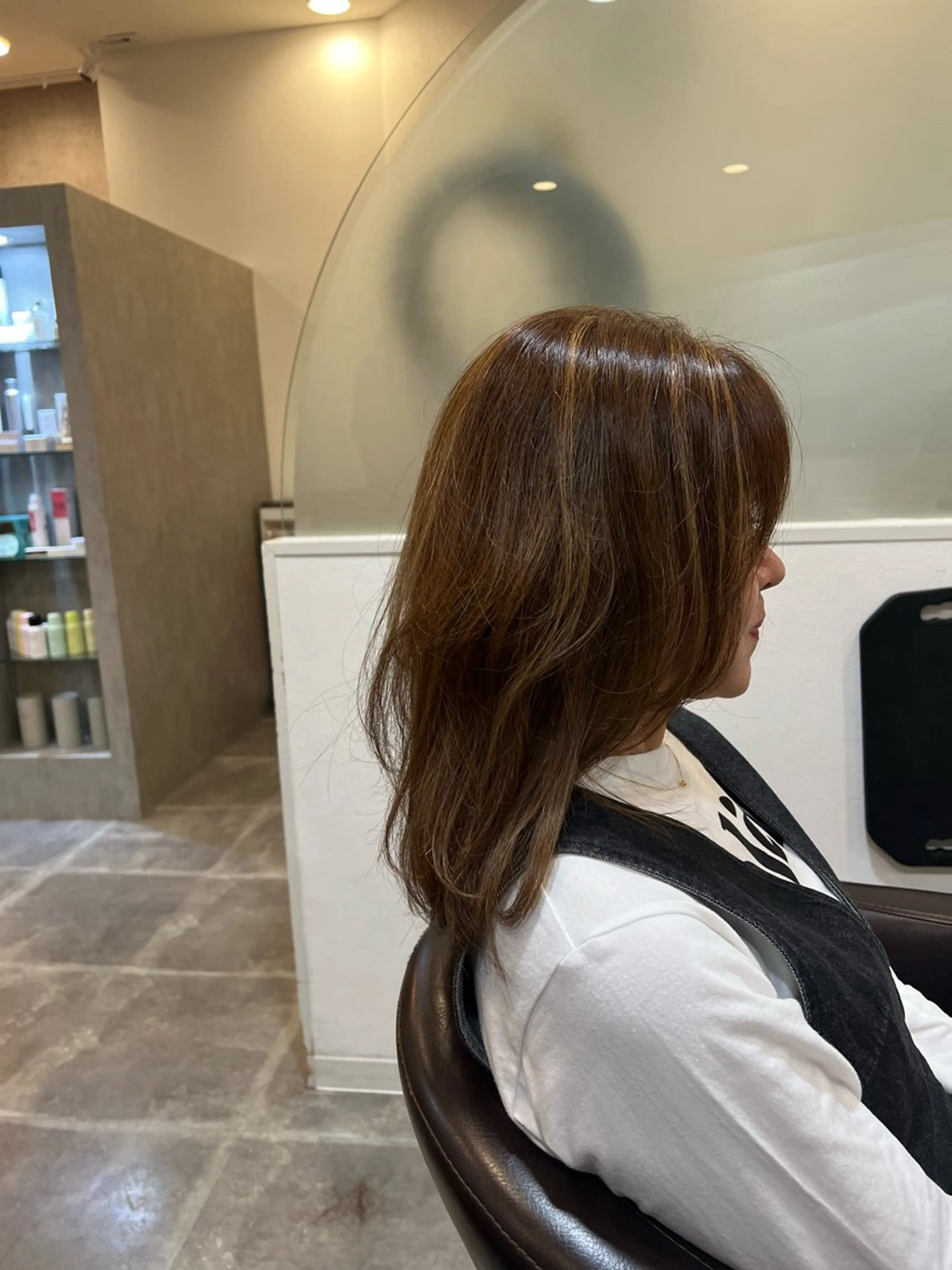 ミディアム Bonheur KAWANISHI所属・Naru┆川西能勢口 ┆髪質改善のヘアスタイル