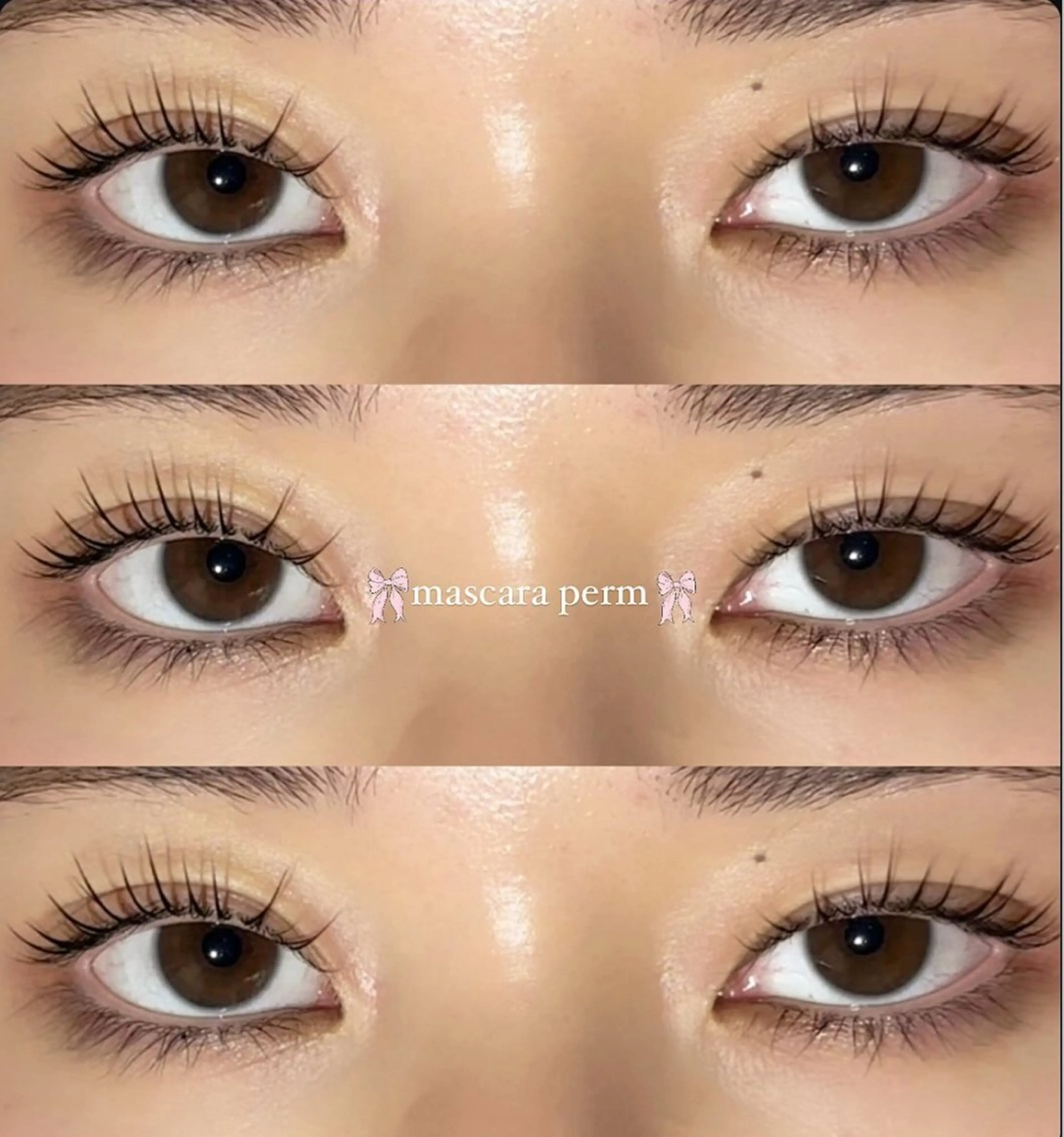 マツエク・マツパ フラットラッシュ まつげパーマ 下まつげエクステ 一重×まつ毛パーマ マツパ NORA senaのマツエク・マツパデザイン
