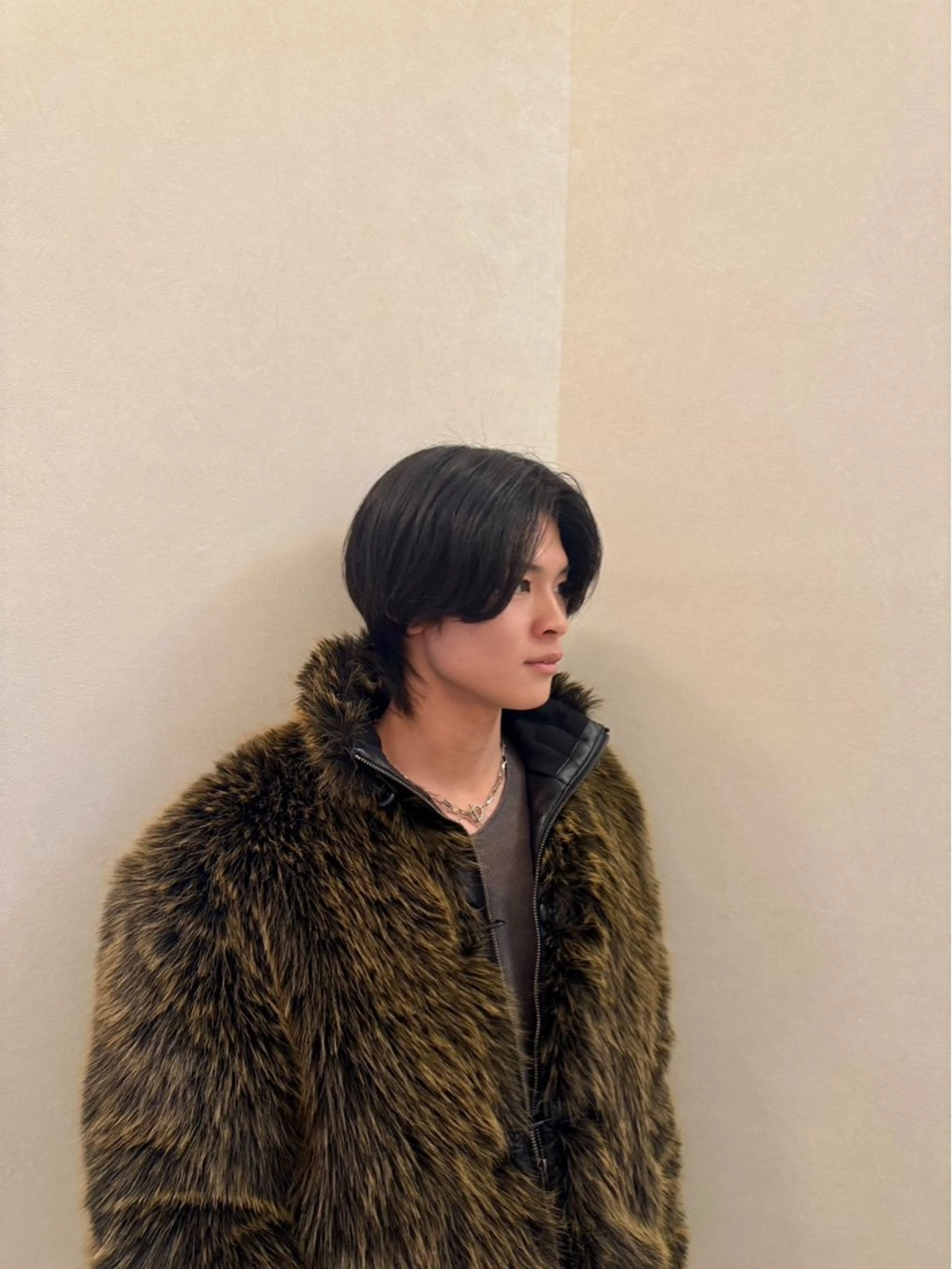 ミディアム メンズ センターパート メンズウルフカット ウルフカット Ritsuki メンズ特化😎のヘアスタイル