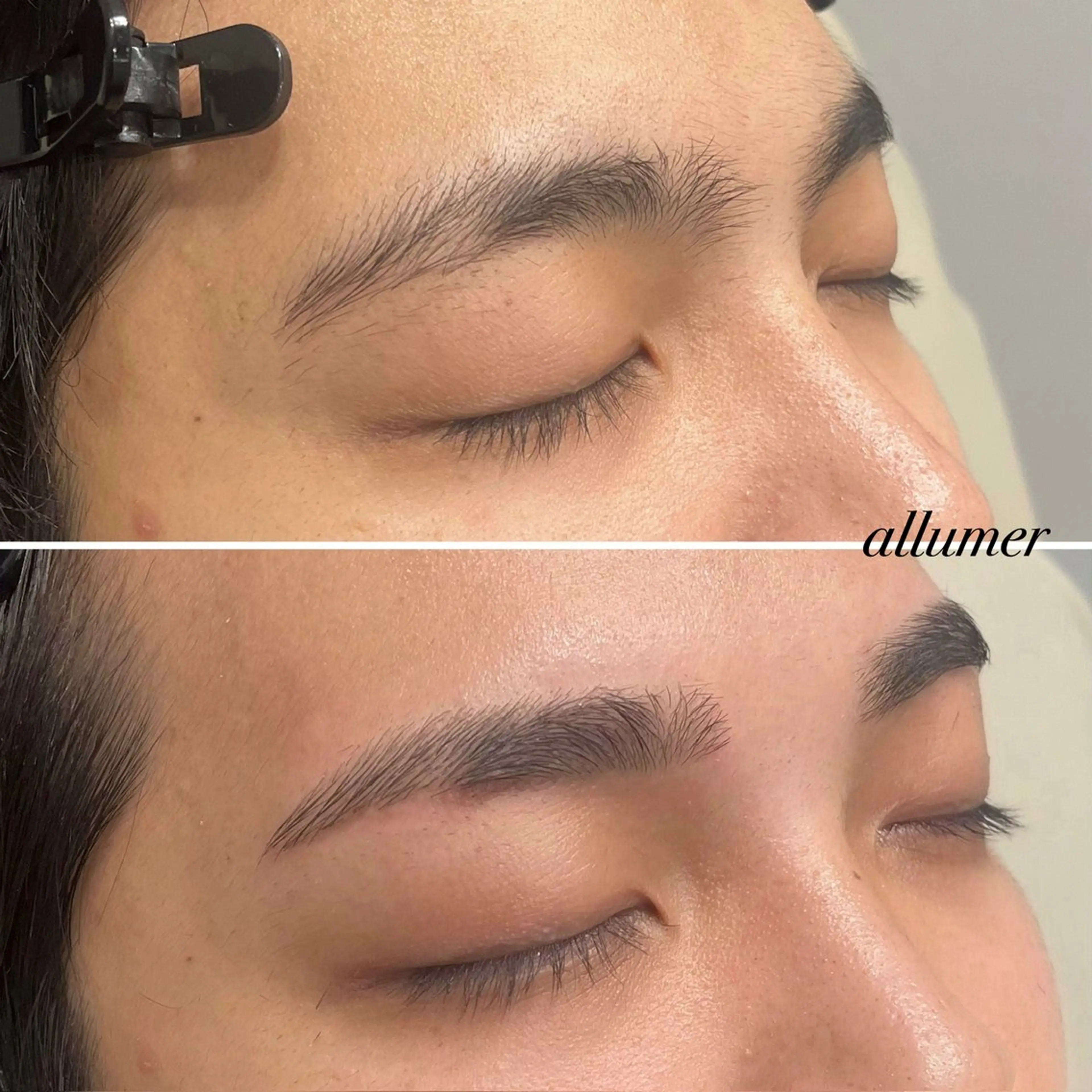 メンズ アイブロウ ワックス脱毛 眉カット メンズ眉毛サロン allumerりさの眉毛・アイブロウイメージ