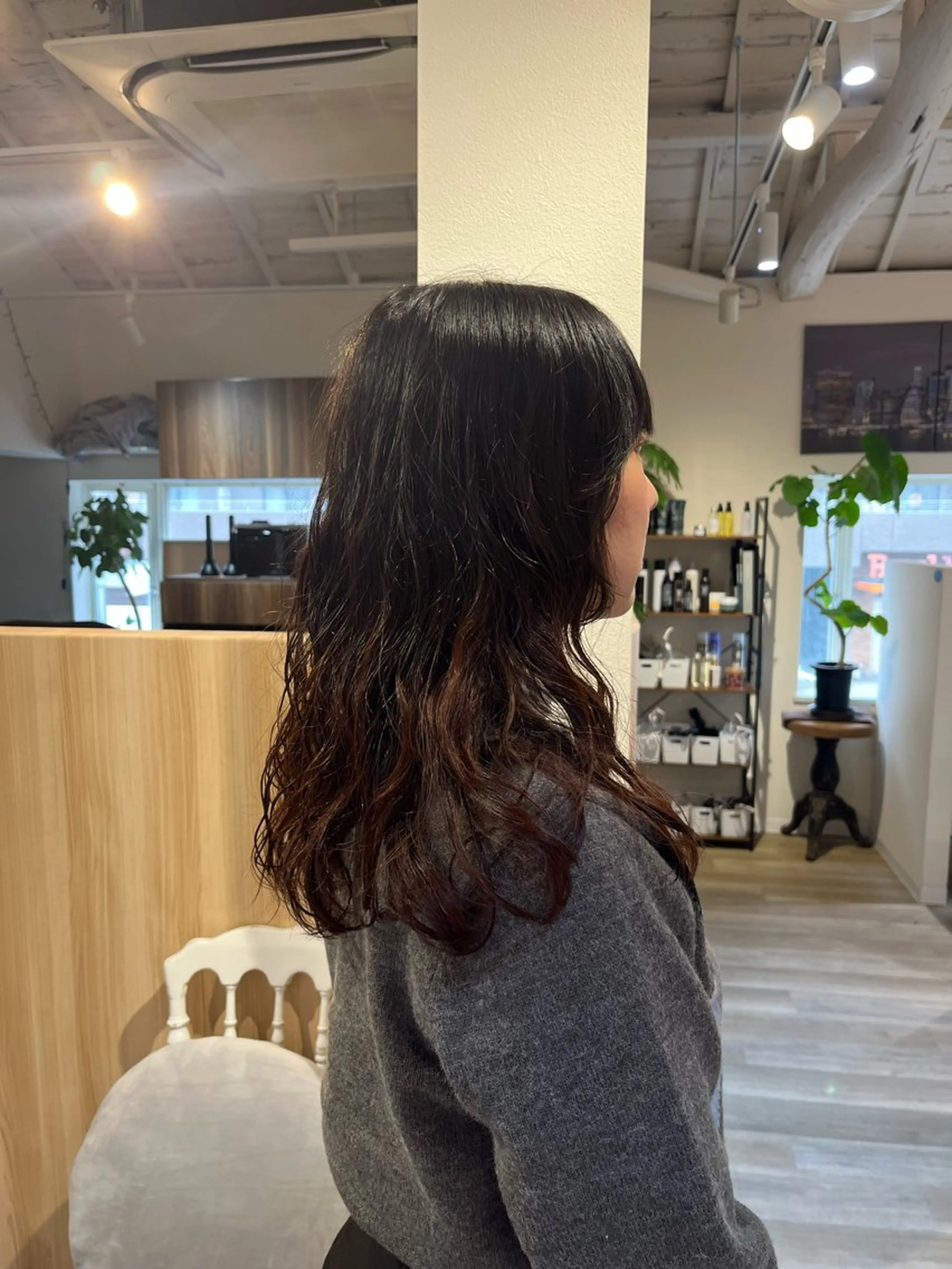 ロング パーマ good nine所属・YUUMI /堀江美容室のヘアスタイル