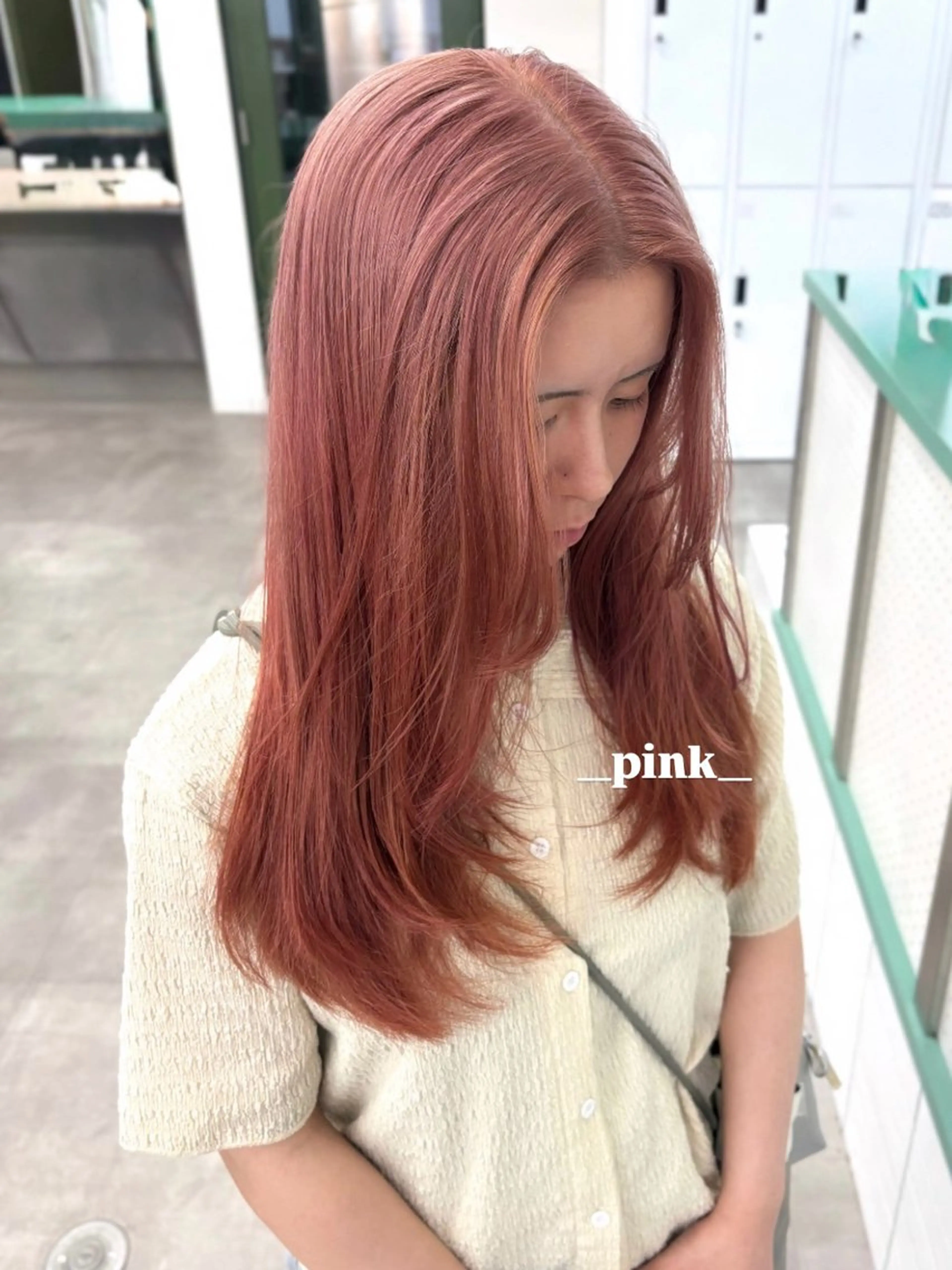 ロング カット ヘアカラー トリートメント Ⓜ︎iyu🌊/海外 風ハイライト特化のヘアスタイル