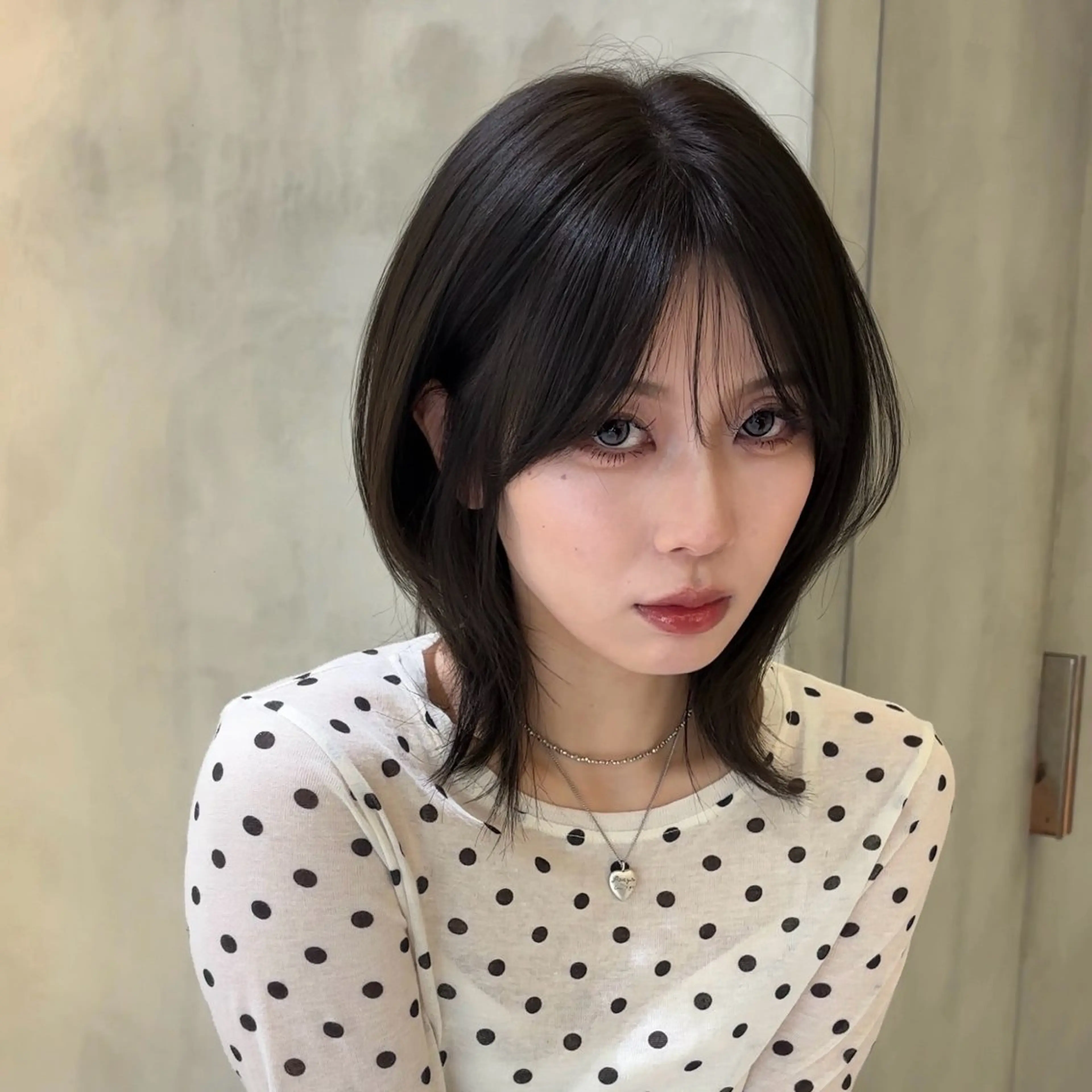 ミディアム カラー ボブレイヤー ボブ レイヤーカット 似合わせカット カット ヘアカラー トリートメント ウメダナオヤ/ くびれヘア✨のヘアスタイル