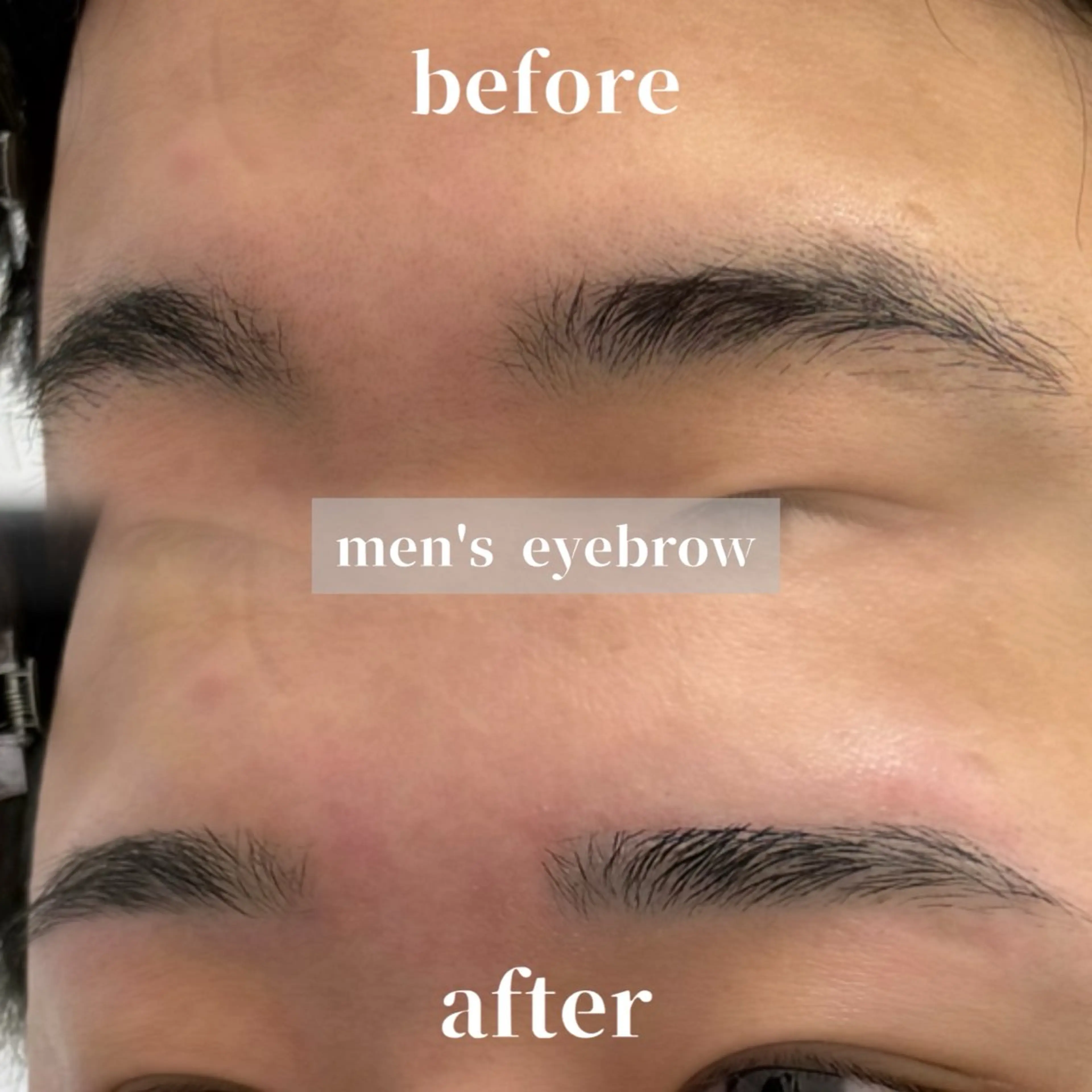メンズ アイブロウ メンズアイブロウ ワックス脱毛 眉カット hayama|仙台| メンズ眉 × 清潔感の眉毛・アイブロウイメージ