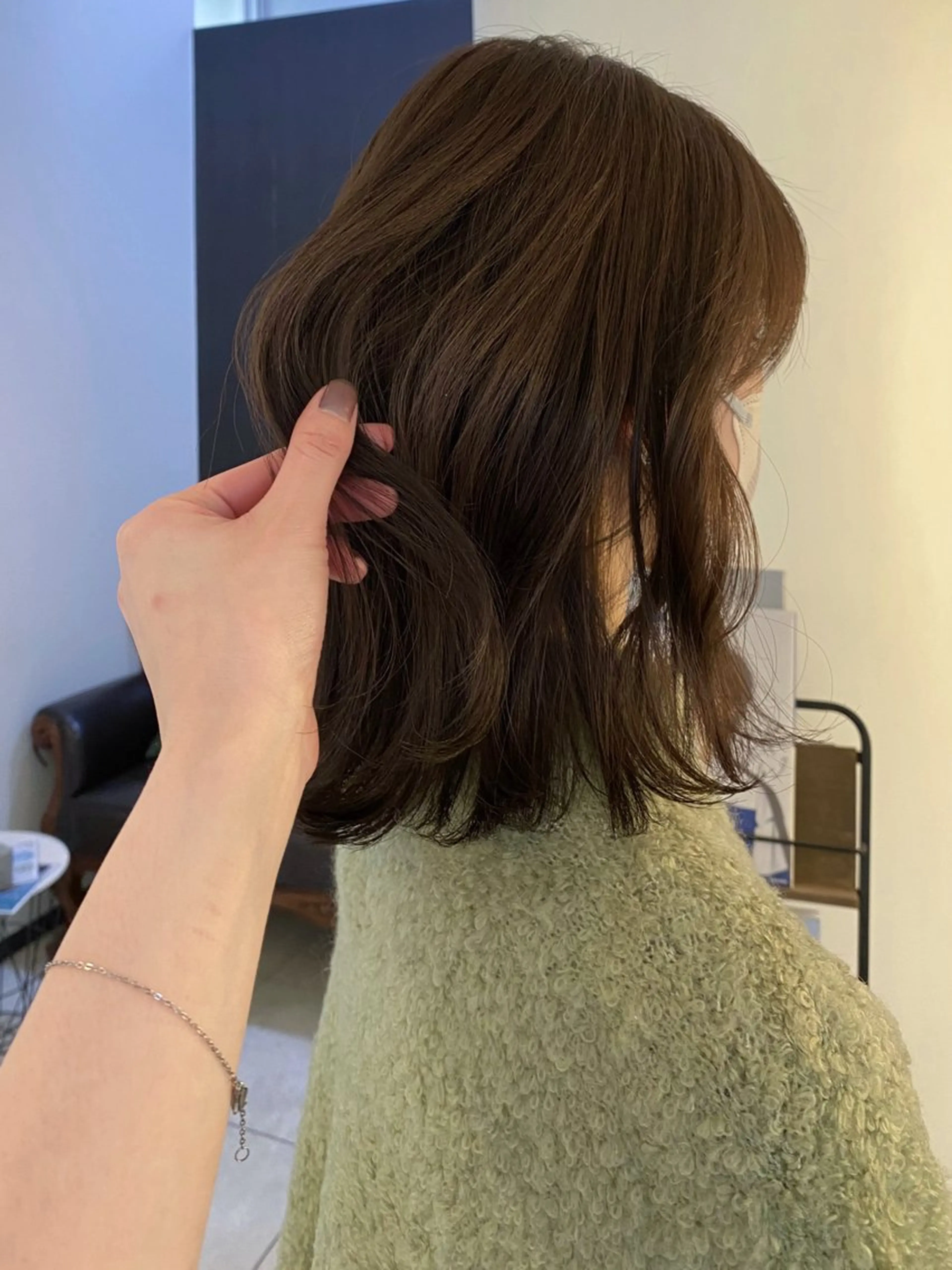 ミディアム カラー ブリーチ ブリーチなしカラー カット ヘアカラー トリートメント mai / linoah˚✧のヘアスタイル