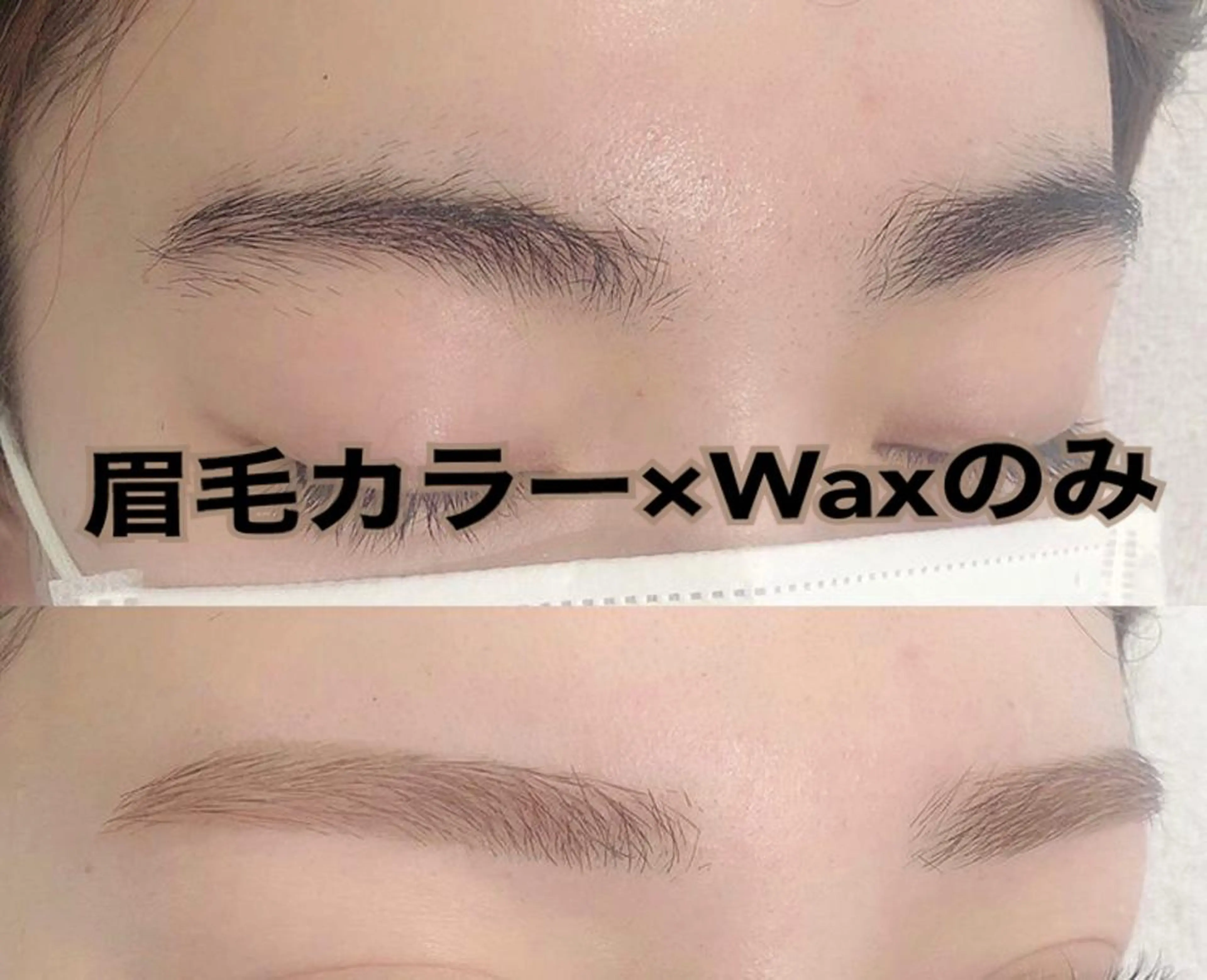 アイブロウカラーー+眉毛Waxのみの写真