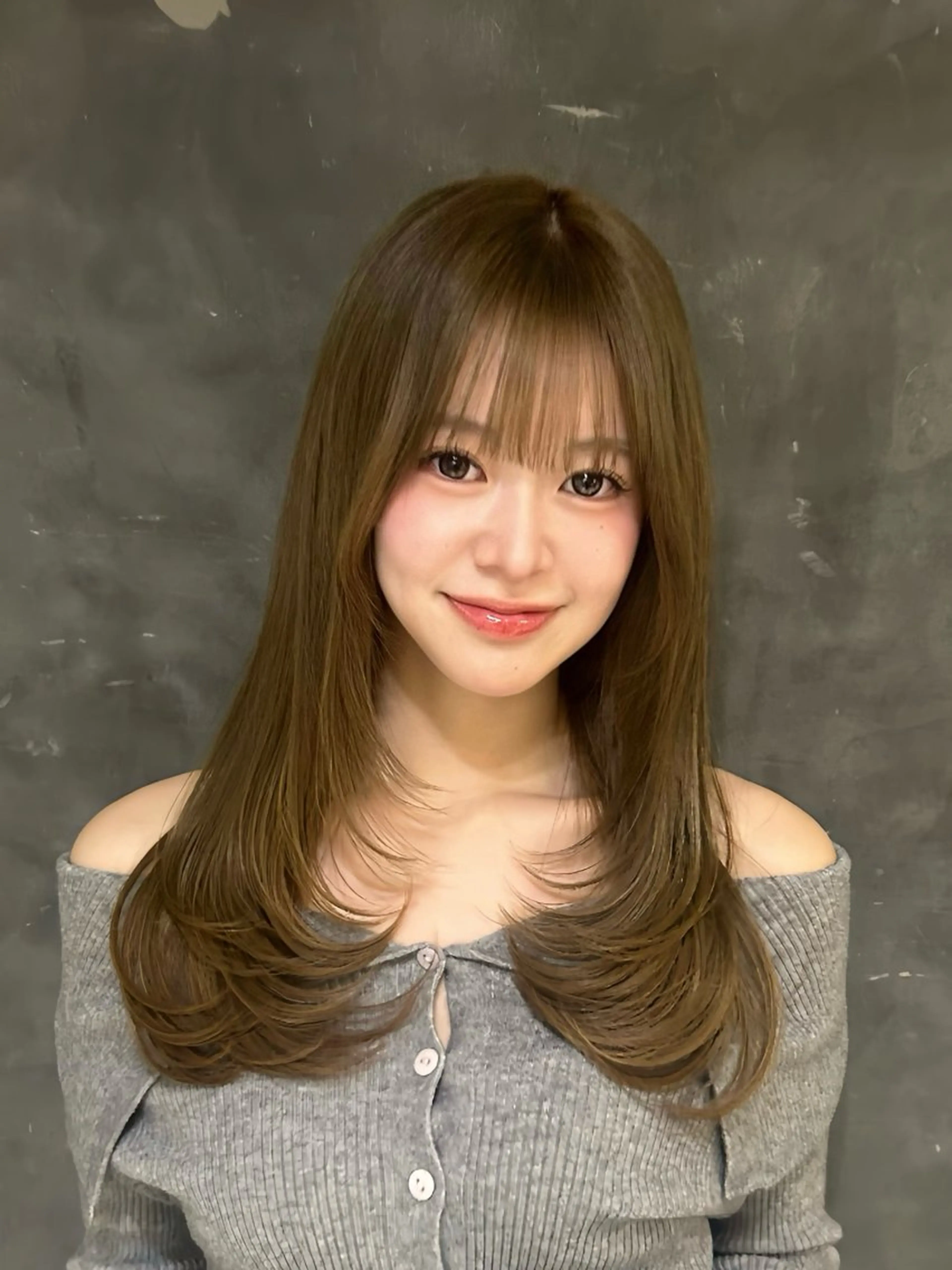 カラー ベージュカラー オリーブベージュ 二宮 陽太のヘアスタイル