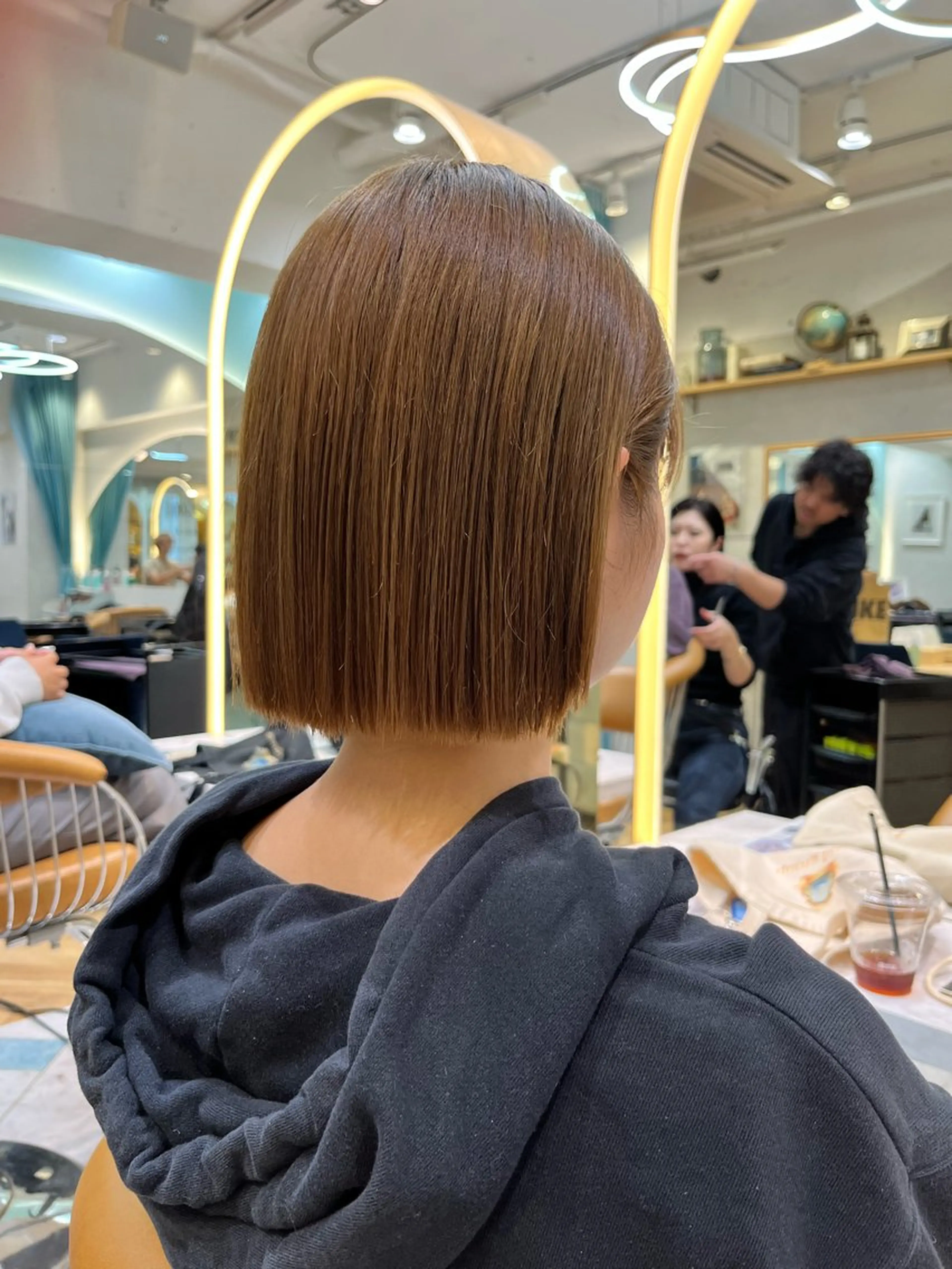 ショート カラー 池袋/似合わせ/縮毛 髪質改善【ugen】のヘアスタイル