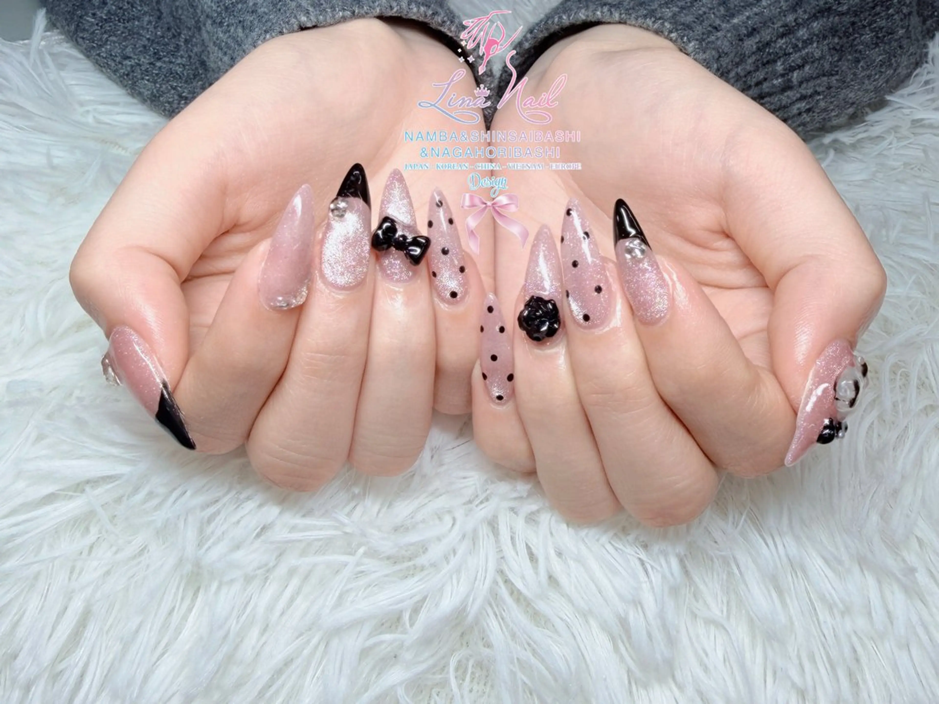 ネイル フットネイル ジェルネイル 持ち込み ネイルチップ ハンドネイル リナネイル 長堀橋店／東心斎橋店のネイルデザイン