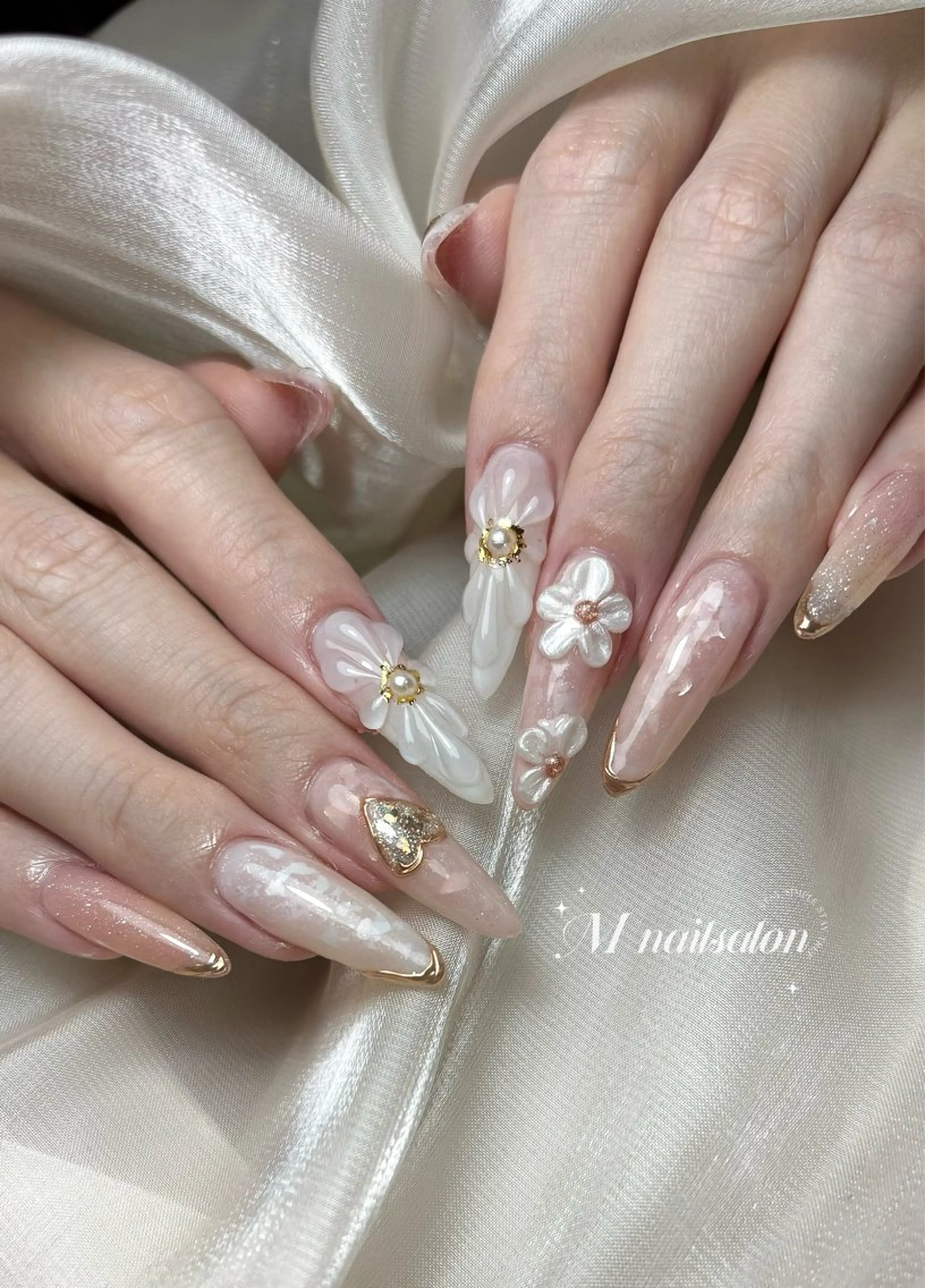 ネイル M🌷nail 長さだし専門店のネイルデザイン
