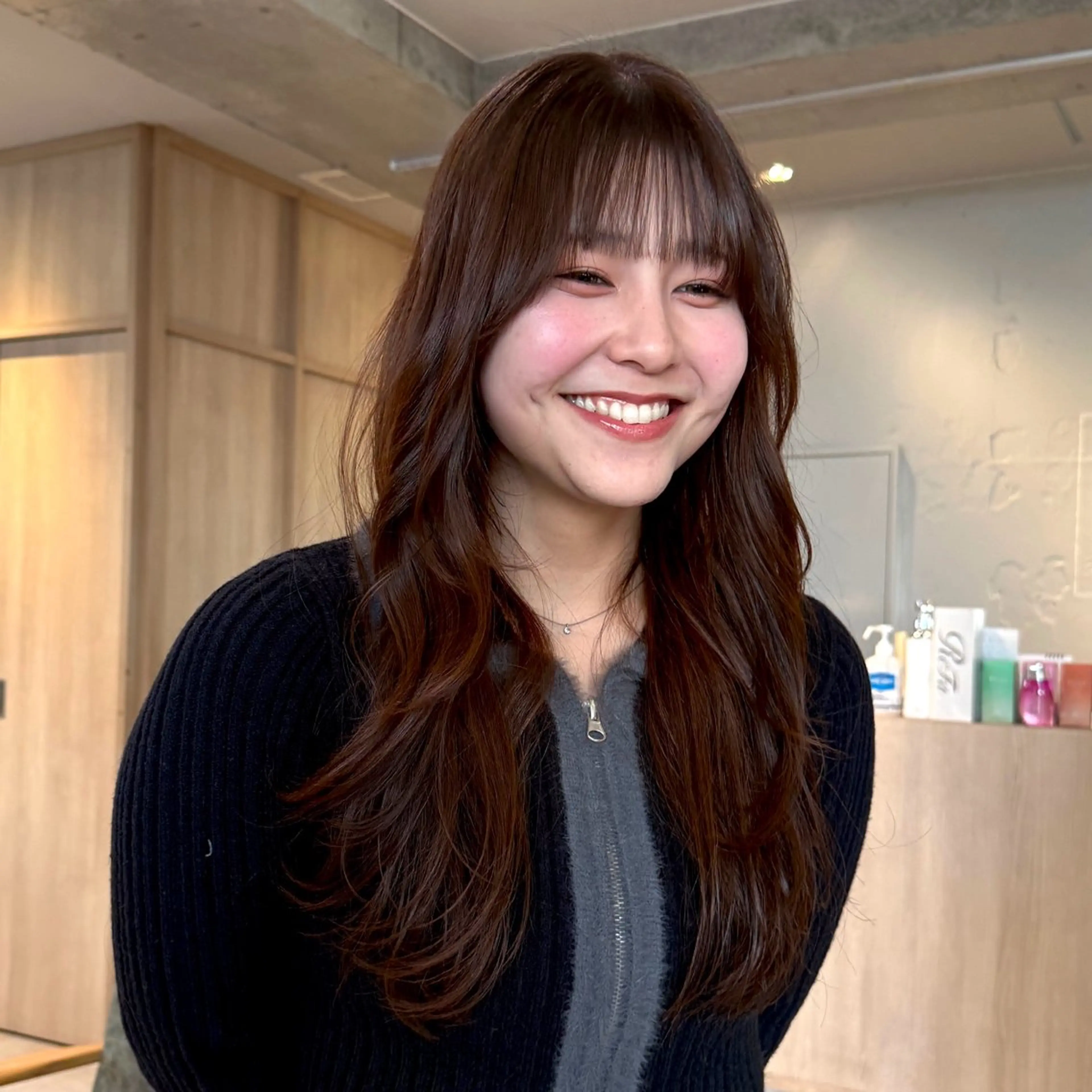 ロング ダン/メンズ/ 顔周り×透明感カラーのヘアスタイル