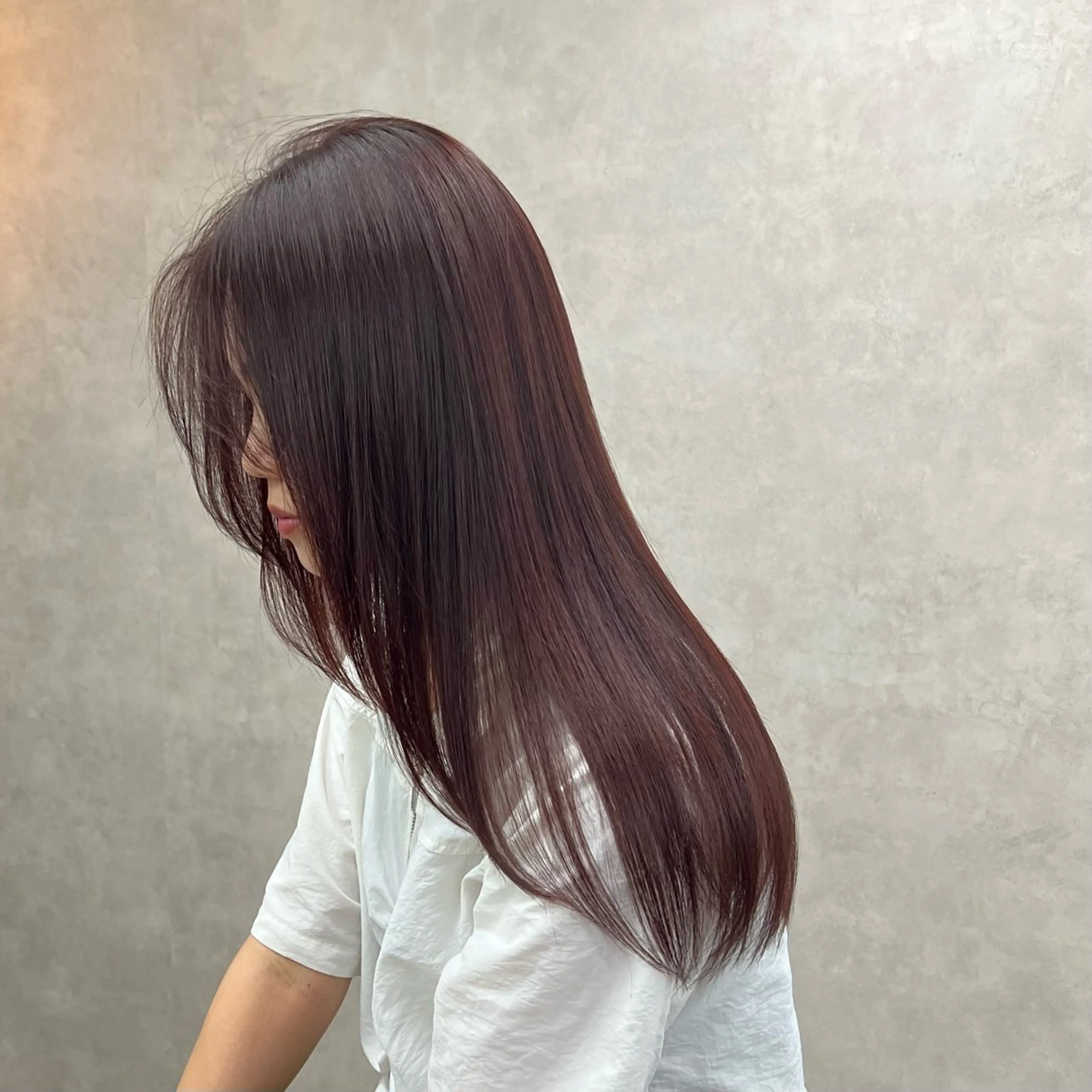 セミロング カラー maria soa/艶髪ヘアのヘアスタイル