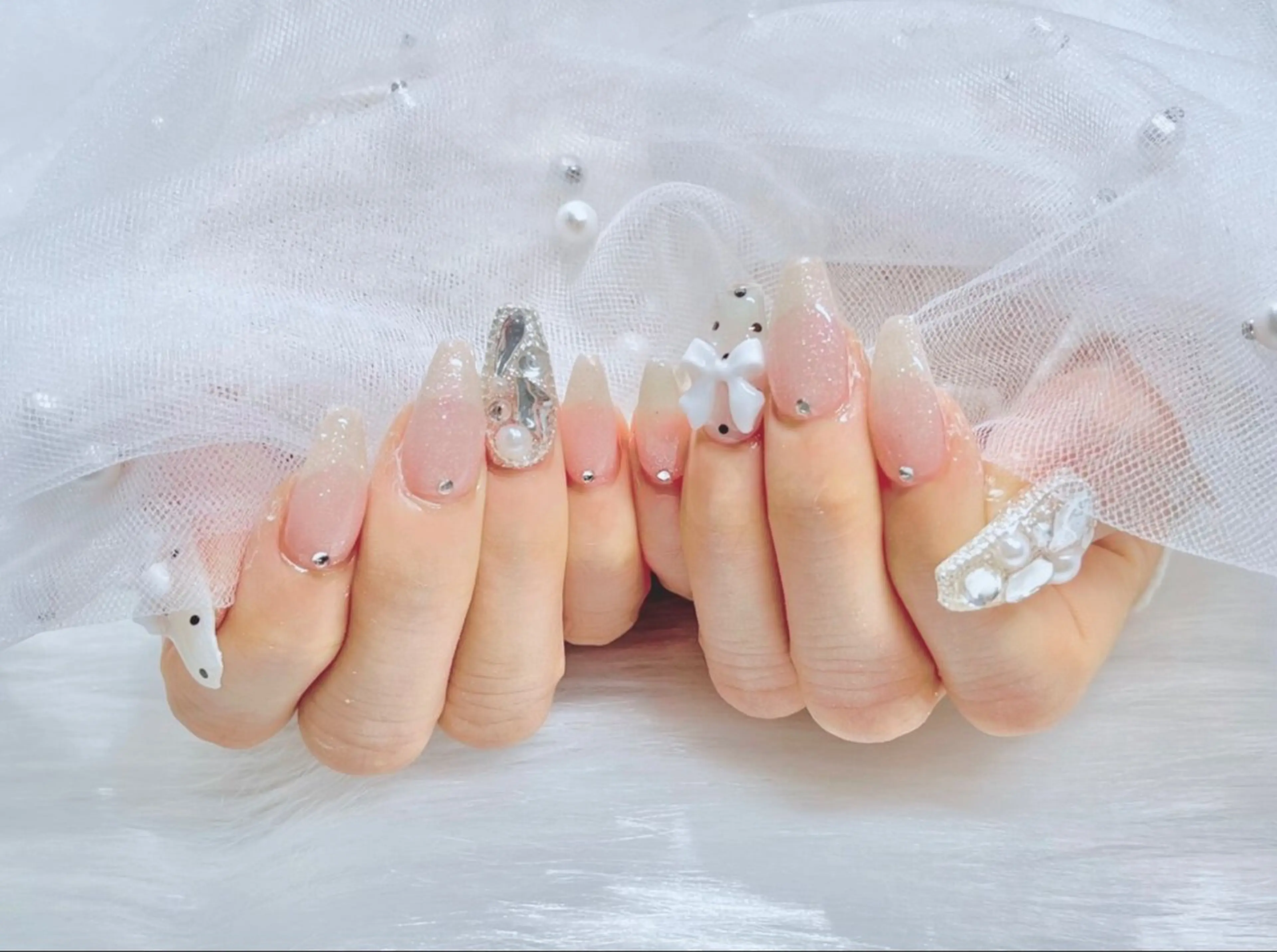 ネイル ETERNA Nail 銀座店【パラジェル/フィルイン/チップ長さだし/マグネット/ニュアンス】所属・ア カリのネイルデザイン