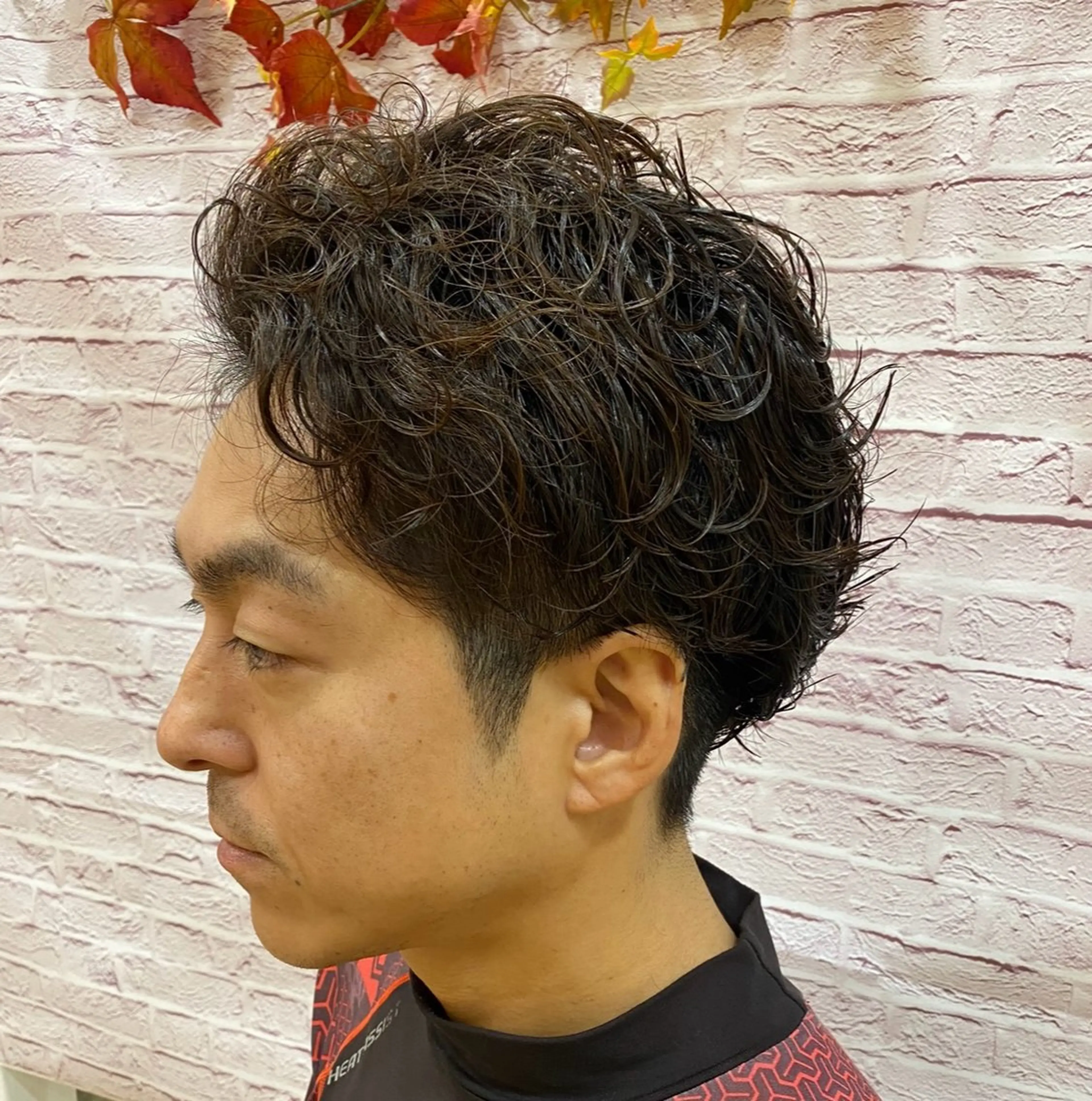 ショート メンズ メンズパーマ 刈り上げ パーマ メンズ特化/小山 祐輔のヘアスタイル