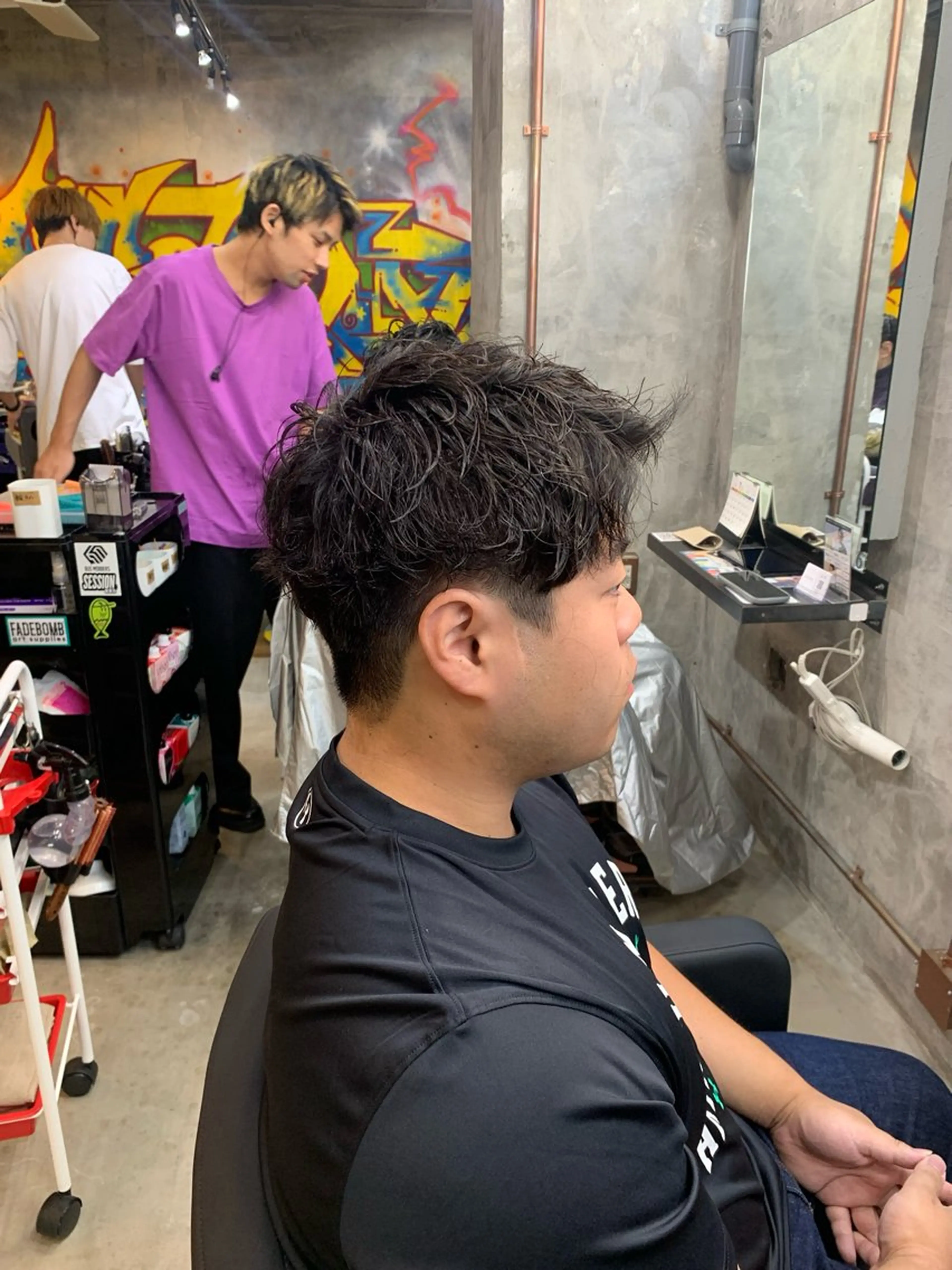 パーマ メンズ マッシュ メンズパーマ ツイストスパイラルパーマ スパイラルパーマ カット パーマ ⚡️メンズパーマ特化 mens支持◎/忠地のヘアスタイル